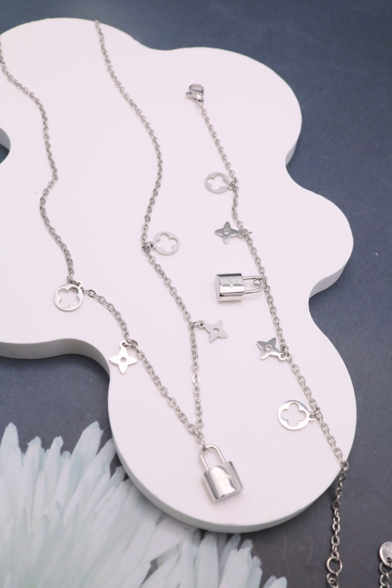 Wholesaler J'AIME GEMME - NECKLACE AND BRACELET SET