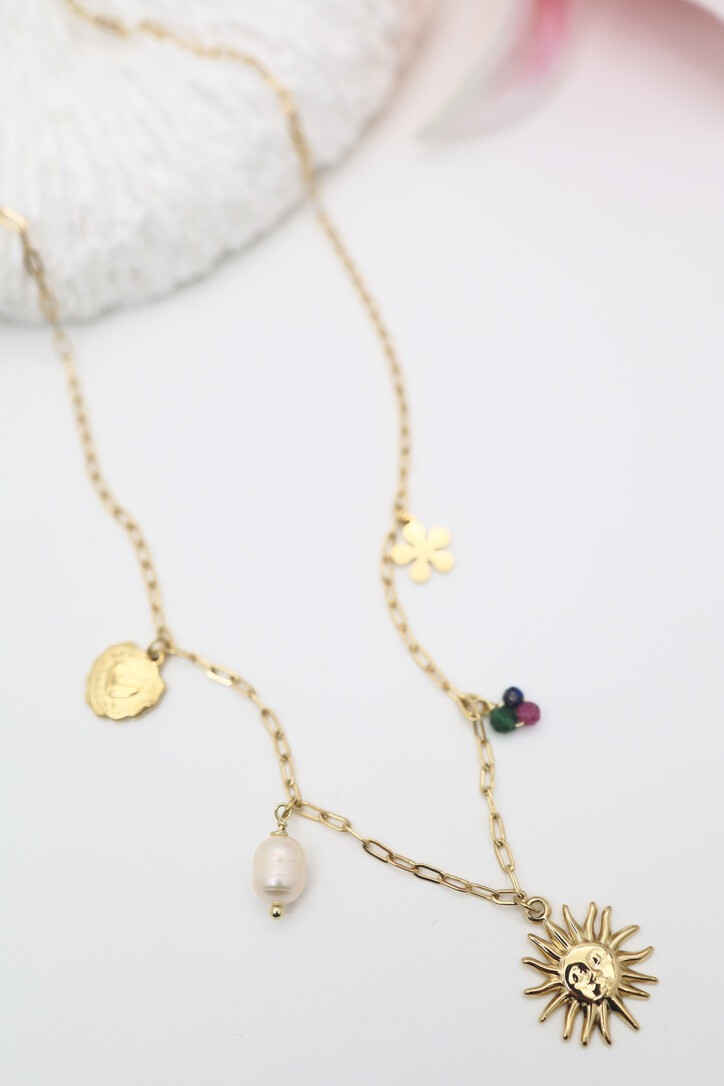 Wholesaler J'AIME GEMME - Pale necklace