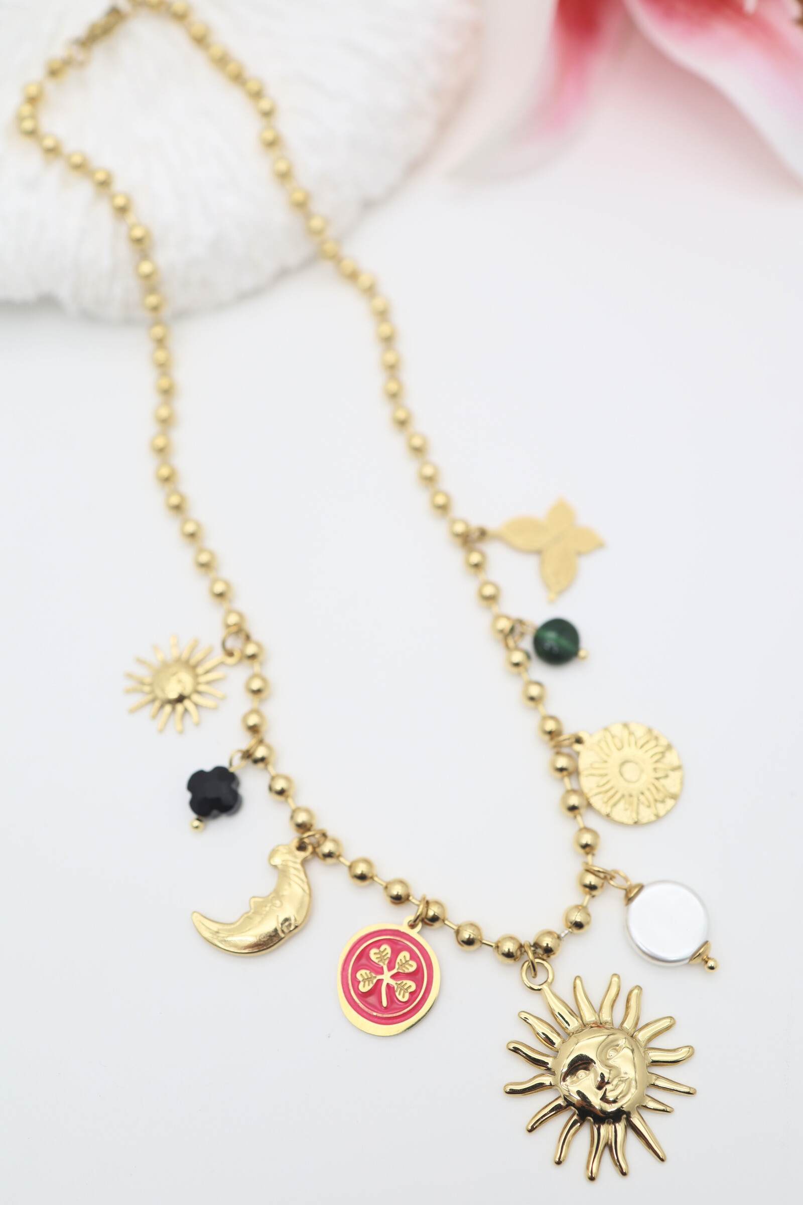 Wholesaler J'AIME GEMME - Pale necklace