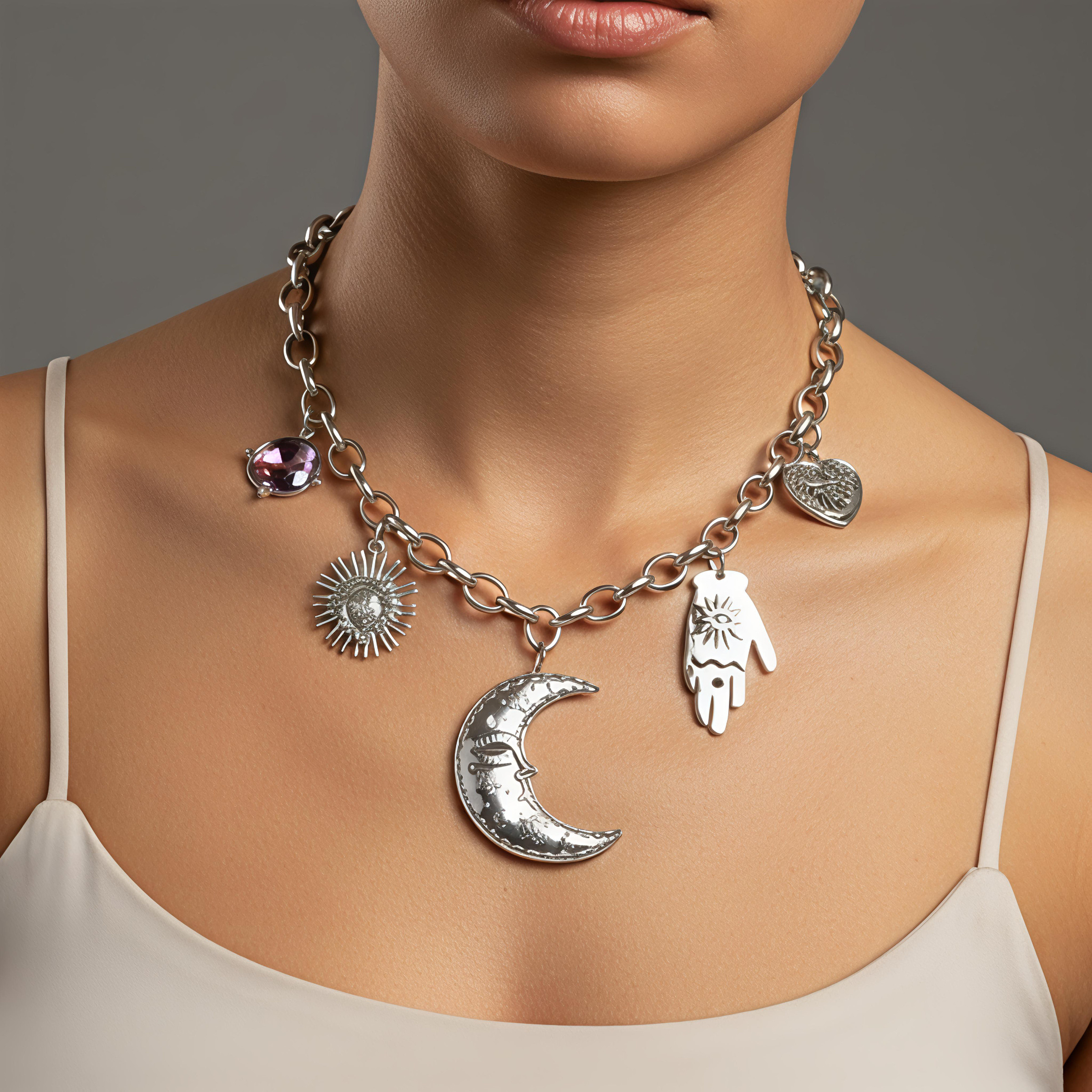 Grossiste J'AIME GEMME - COLLIER