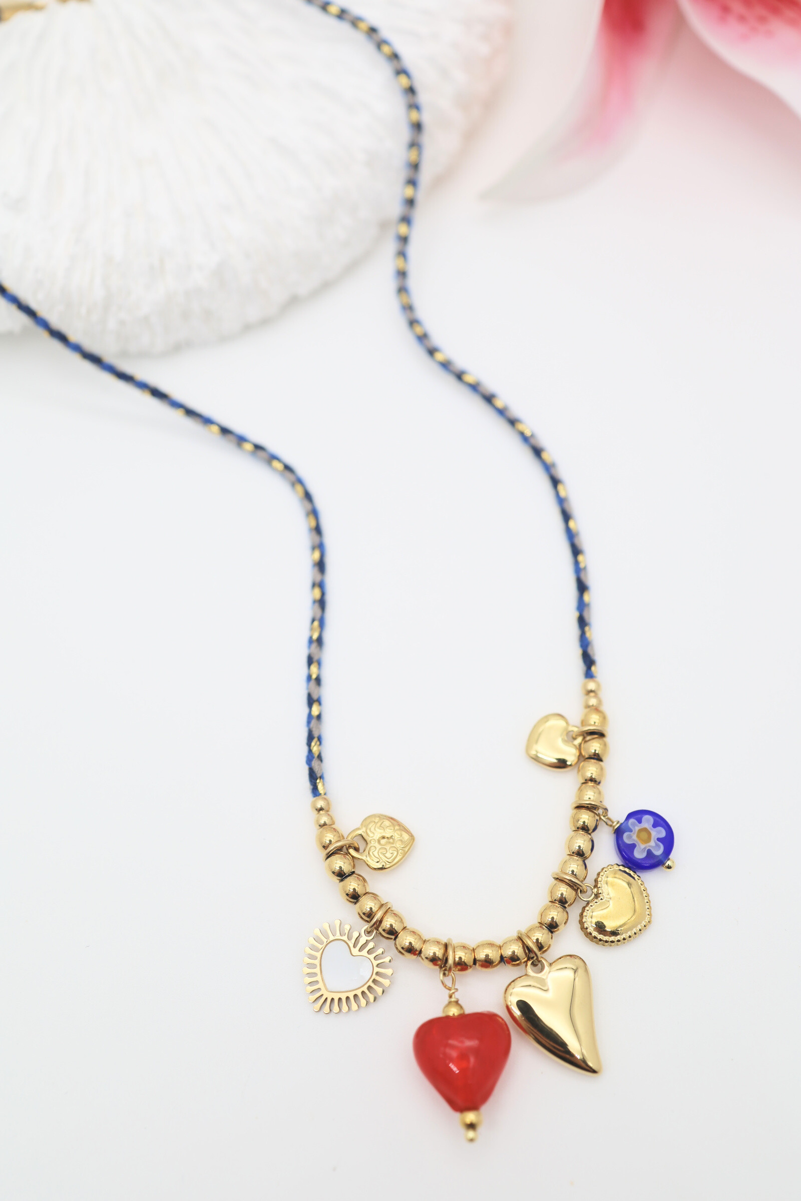 Wholesaler J'AIME GEMME - Cord necklace with charm