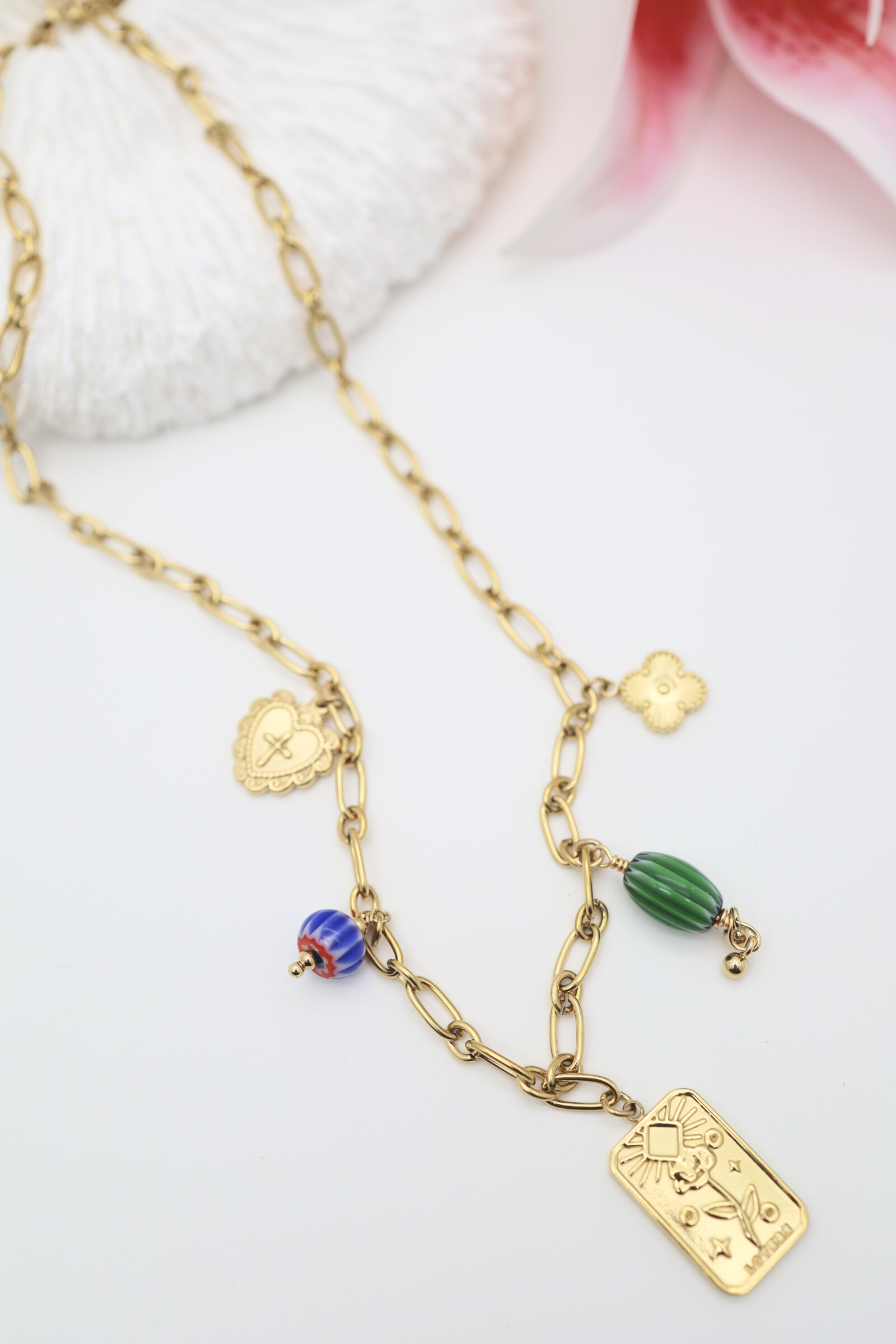 Wholesaler J'AIME GEMME - Pale necklace