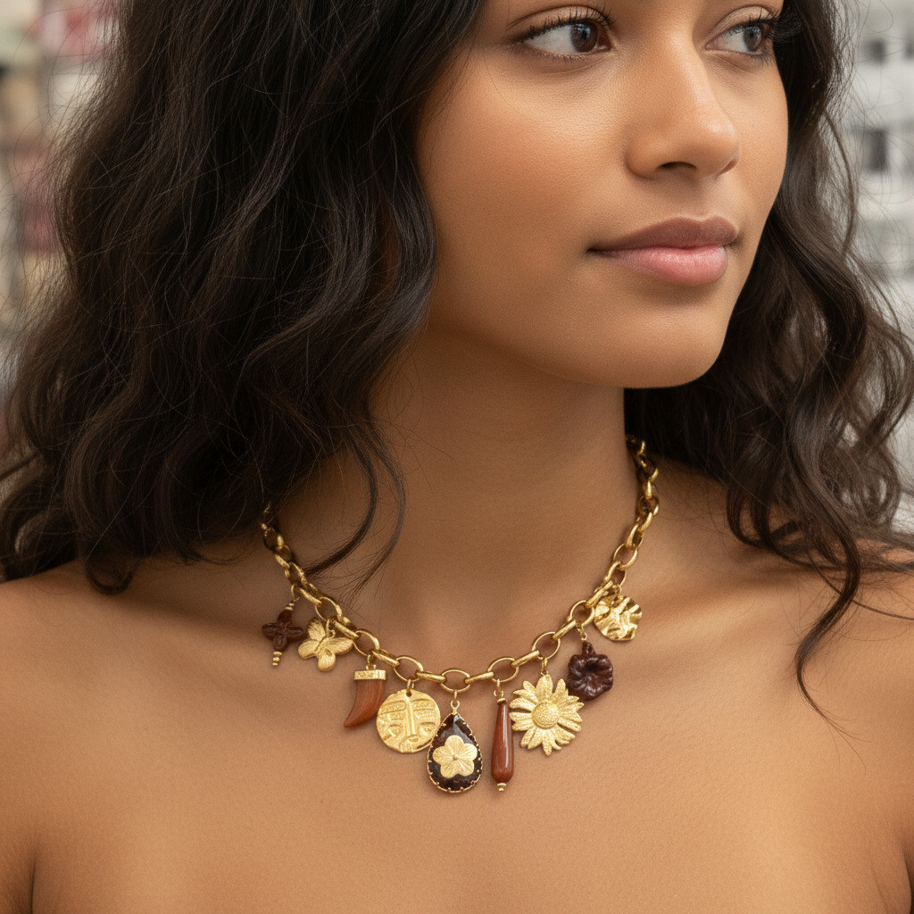 Grossiste J'AIME GEMME - COLLIER