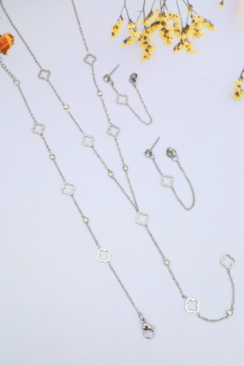 Wholesaler J'AIME GEMME - NECKLACE, BRACELET AND EARRINGS SET