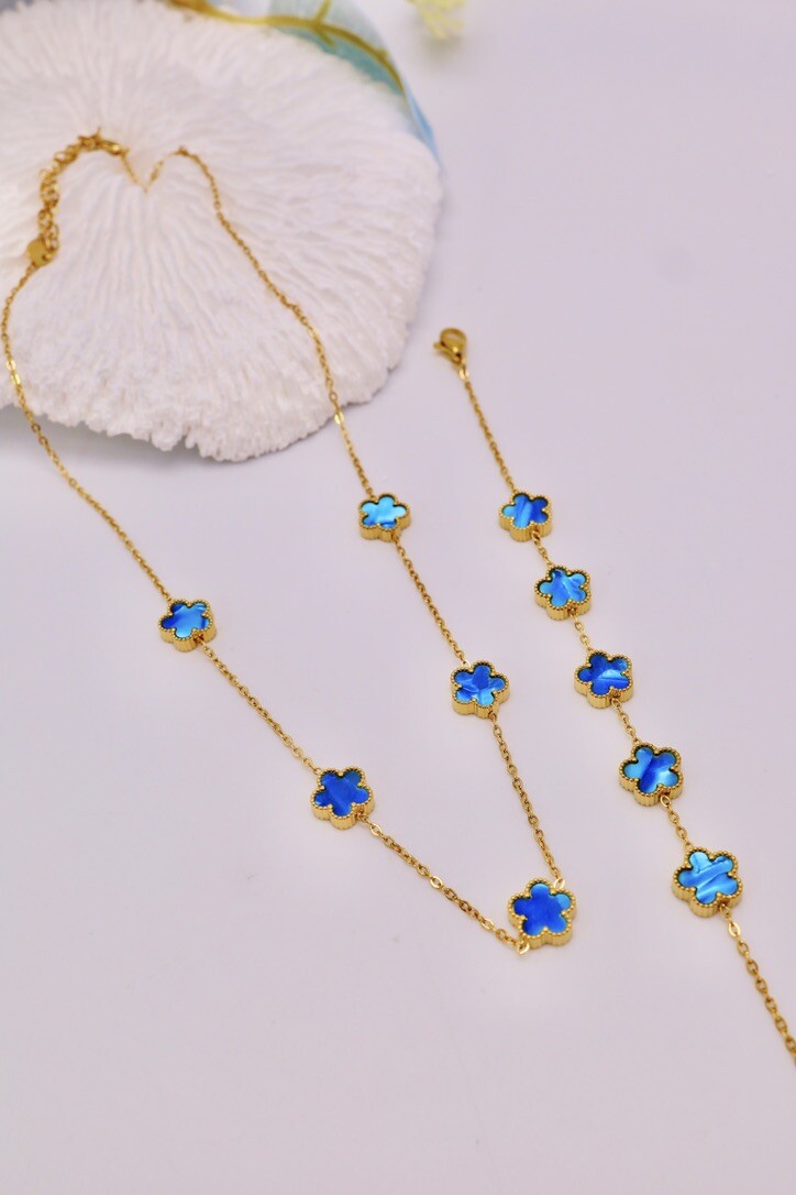 Mayorista J'AIME GEMME - Conjunto de Collar y Pulsera de Doble Cara
