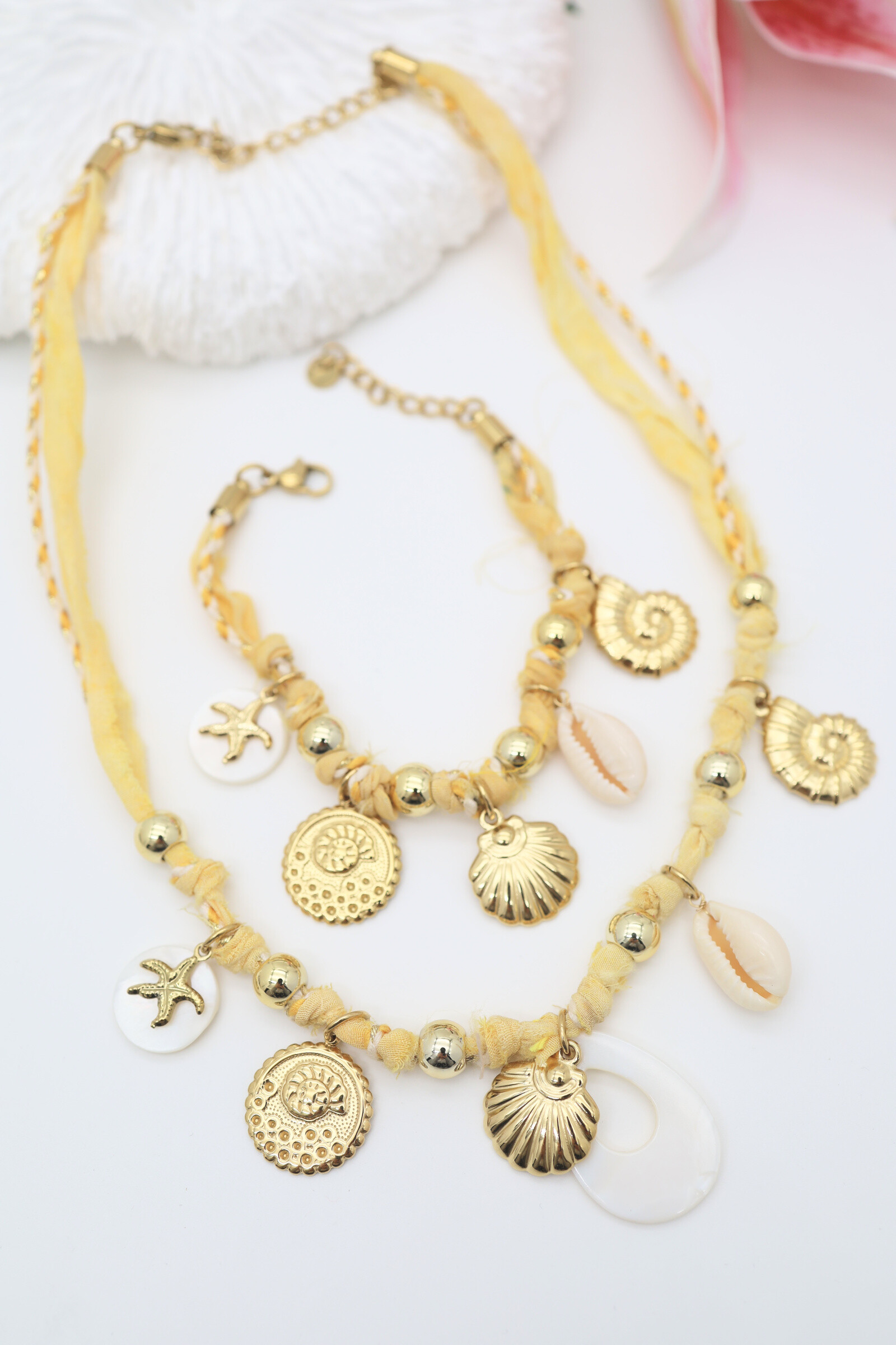 Wholesaler J'AIME GEMME - Collar and bracelet set