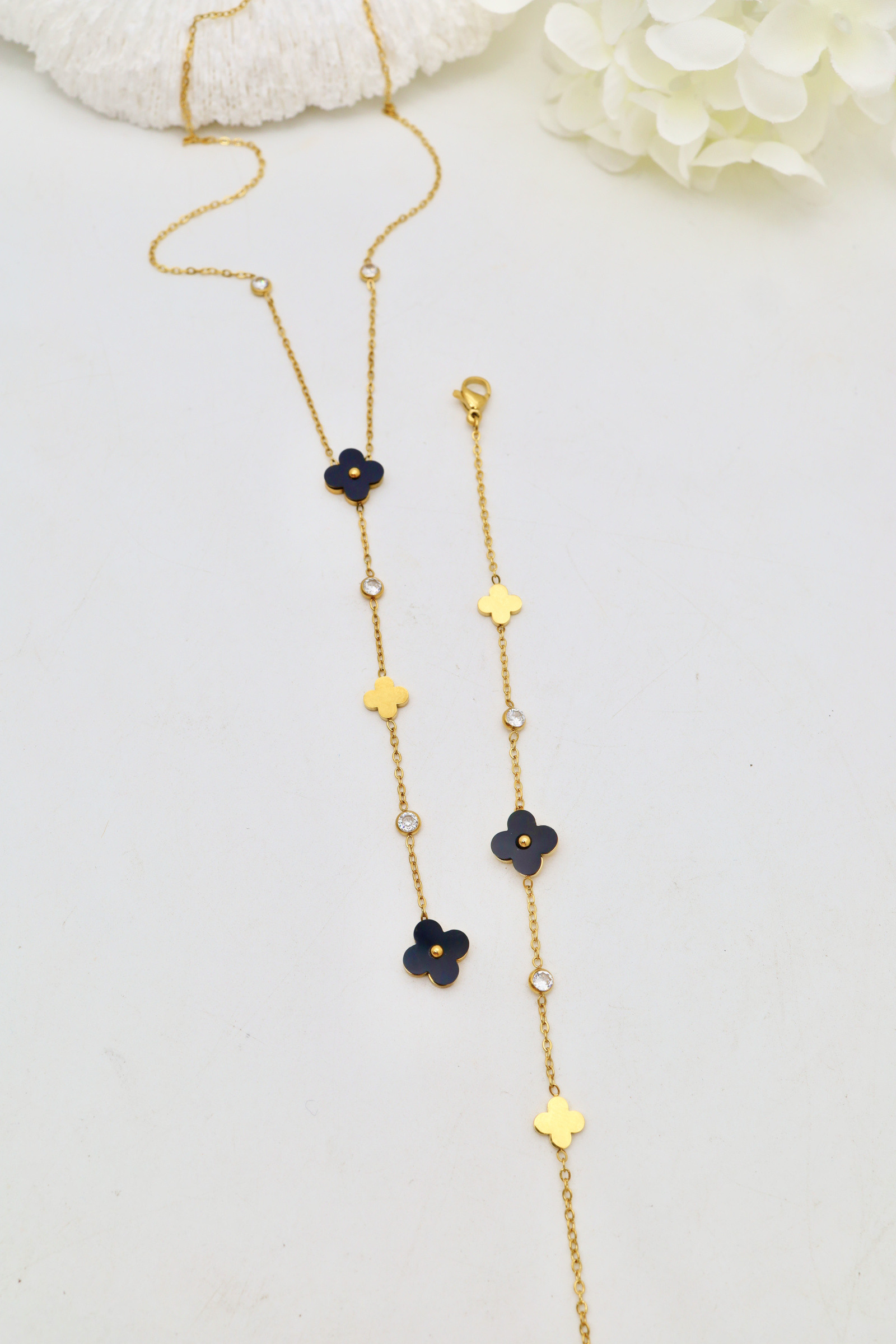 Wholesaler J'AIME GEMME - NECKLACE AND BRACELET SET