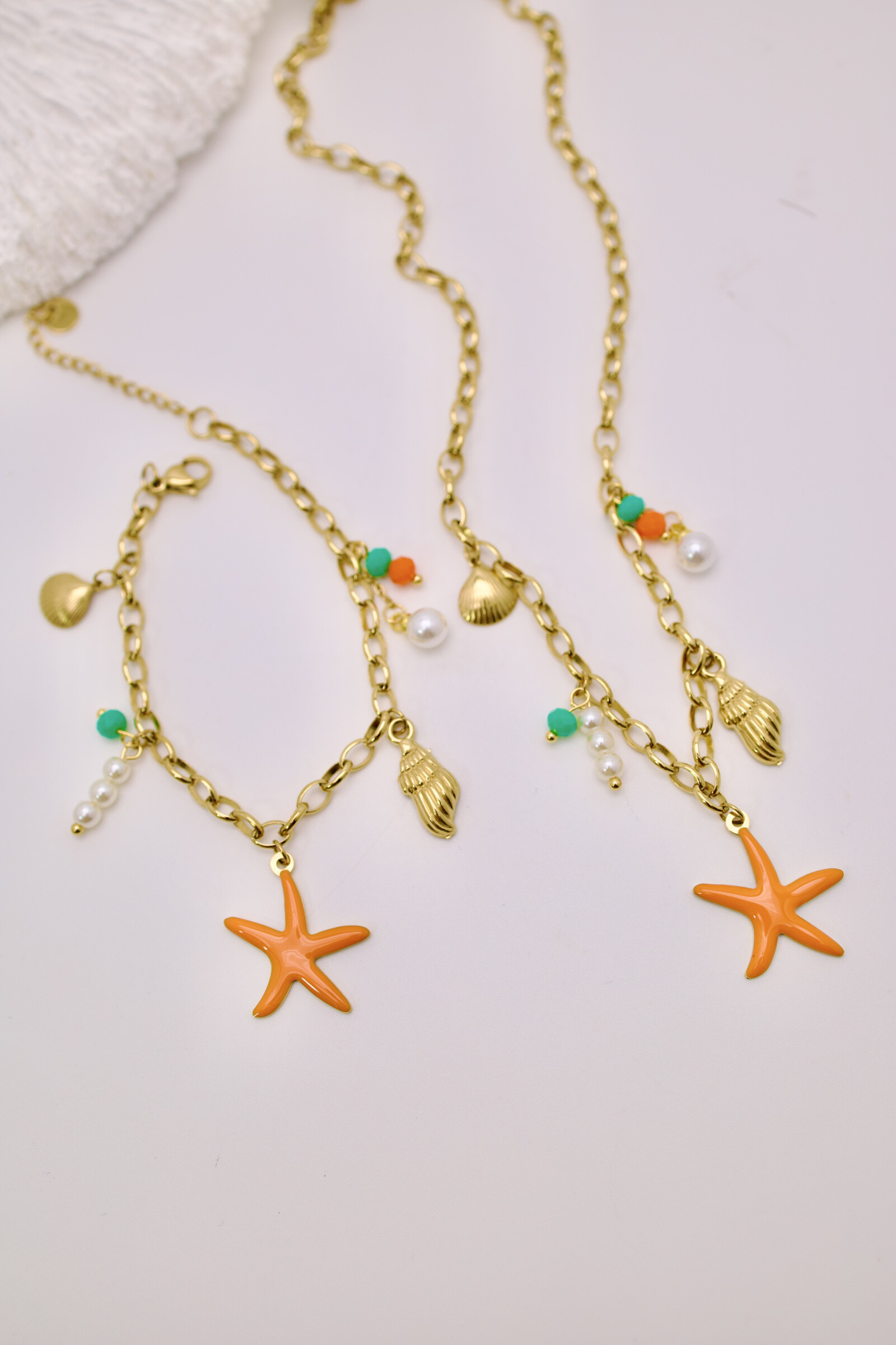 Großhändler J'AIME GEMME - HALSKETTE UND ARMBAND SET