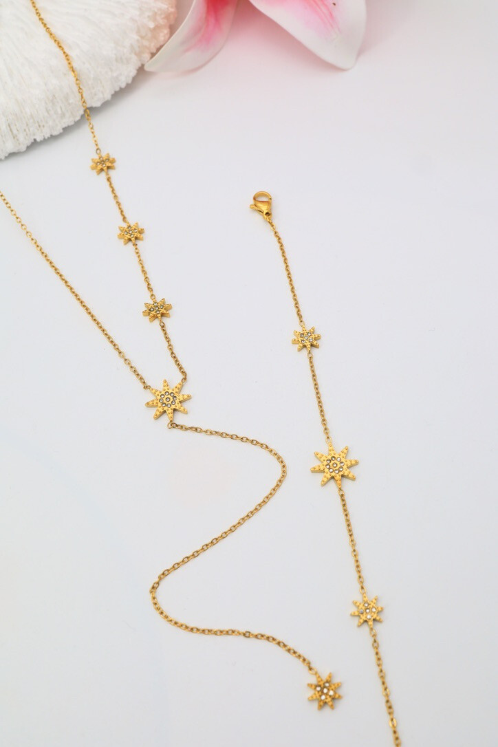 Wholesaler J'AIME GEMME - Collar and bracelet set