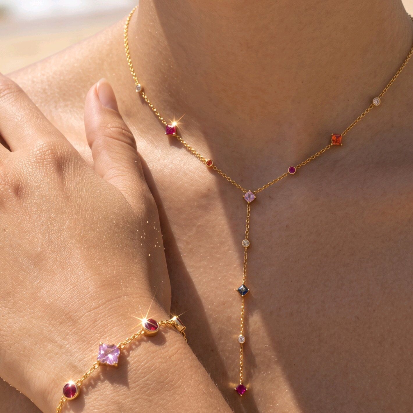 Wholesaler J'AIME GEMME - Necklace and Bracelet Set