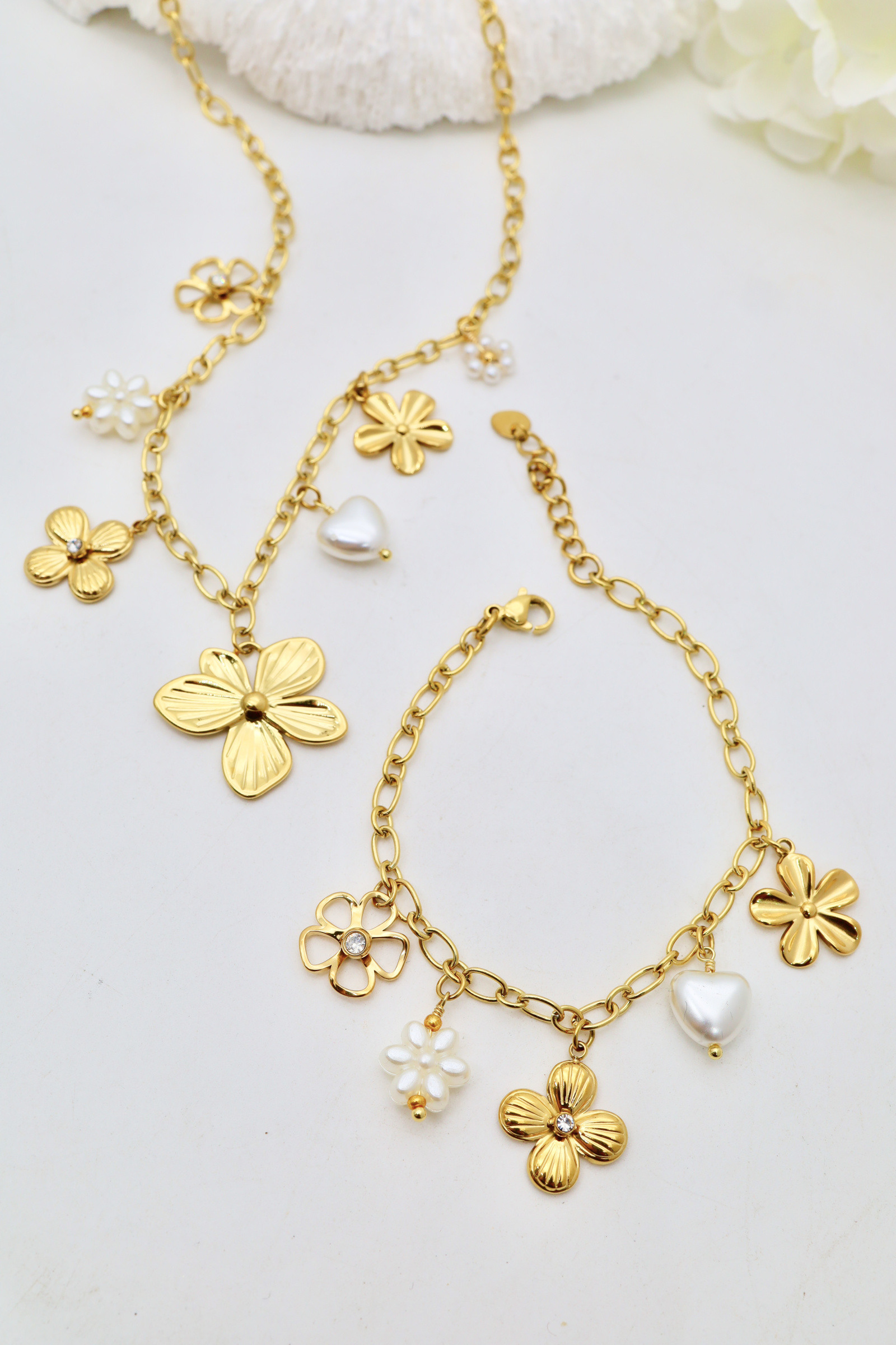 Grossiste J'AIME GEMME - ENSEMBLE DE COLLIER ET BRACELET