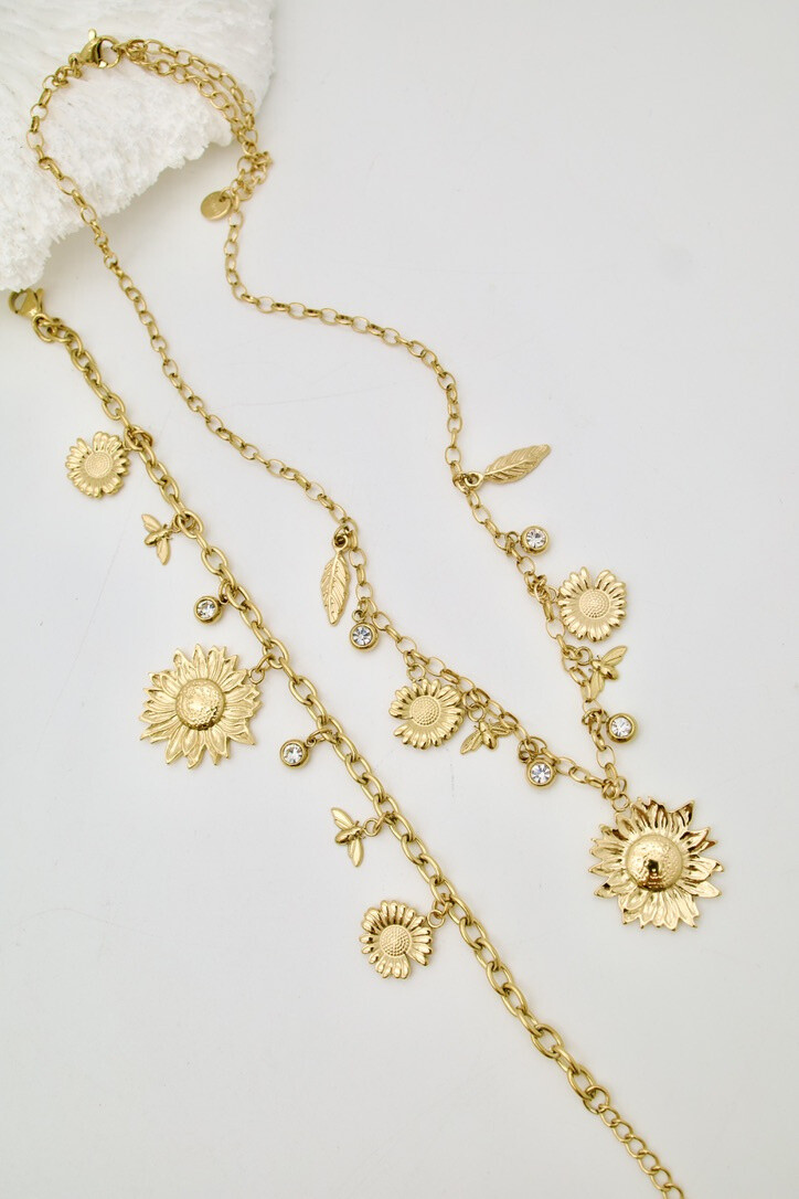 Grossiste J'AIME GEMME - ENSEMBLE DE COLLIER ET BRACELET