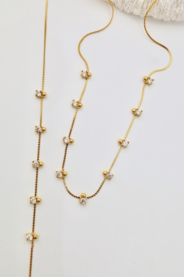 Grossista J'AIME GEMME - Set Collana e Bracciale