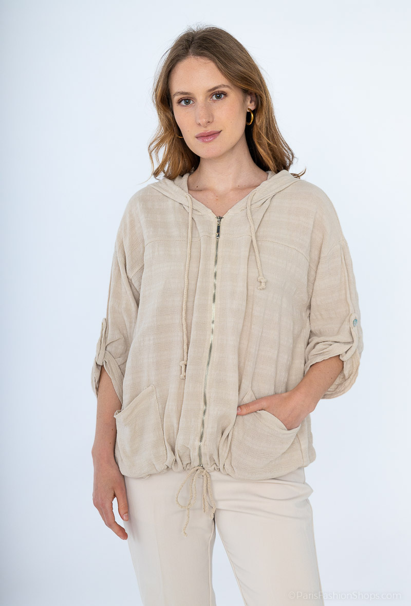 Wholesaler J&D Fashion - JACKET WITH ZIP