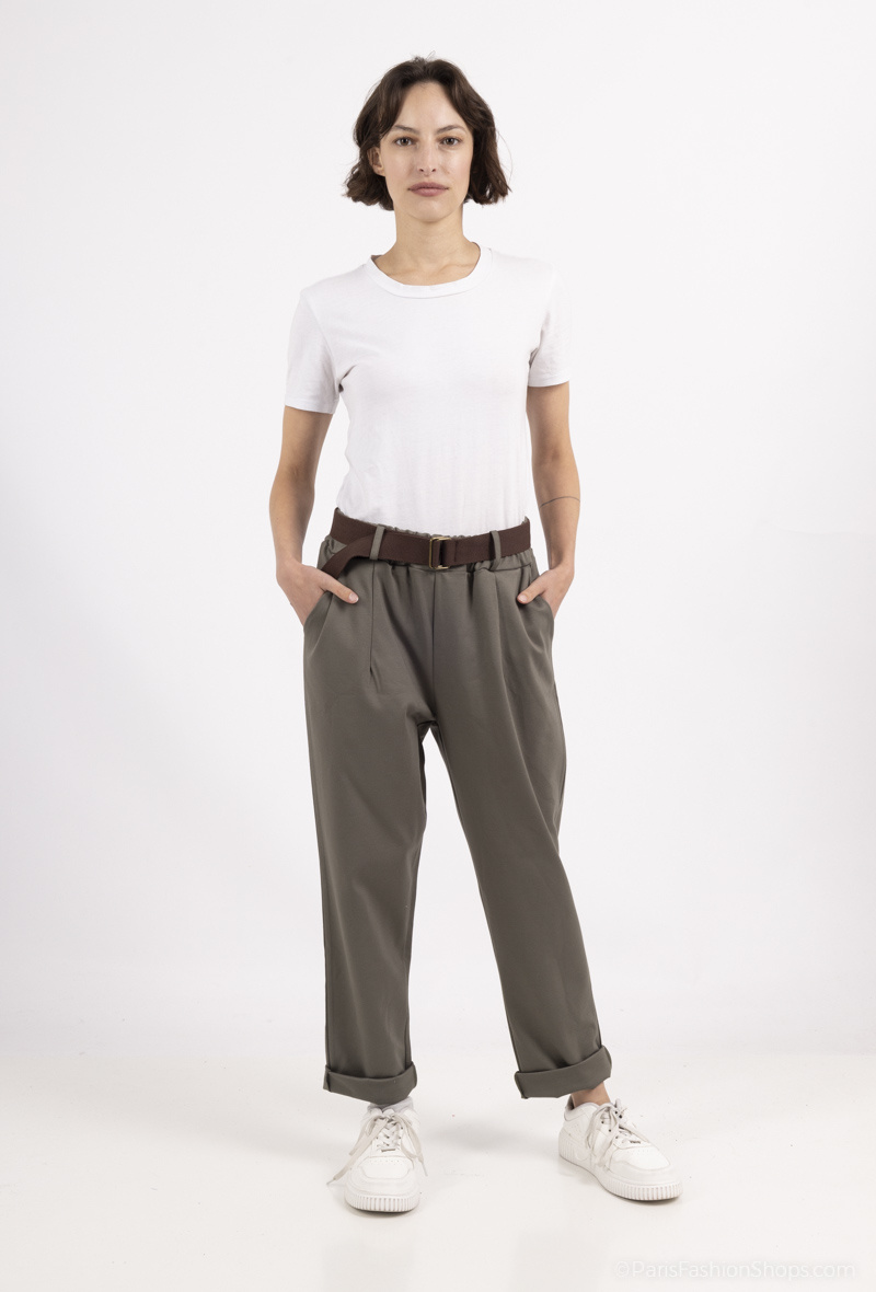 Wholesaler J&D Fashion - TROUSERS WITH BELT