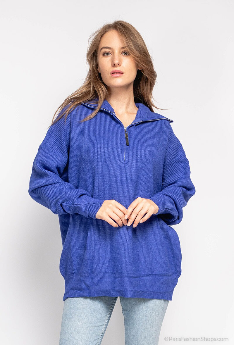 Wholesaler J&D Fashion - Sweater with zipper