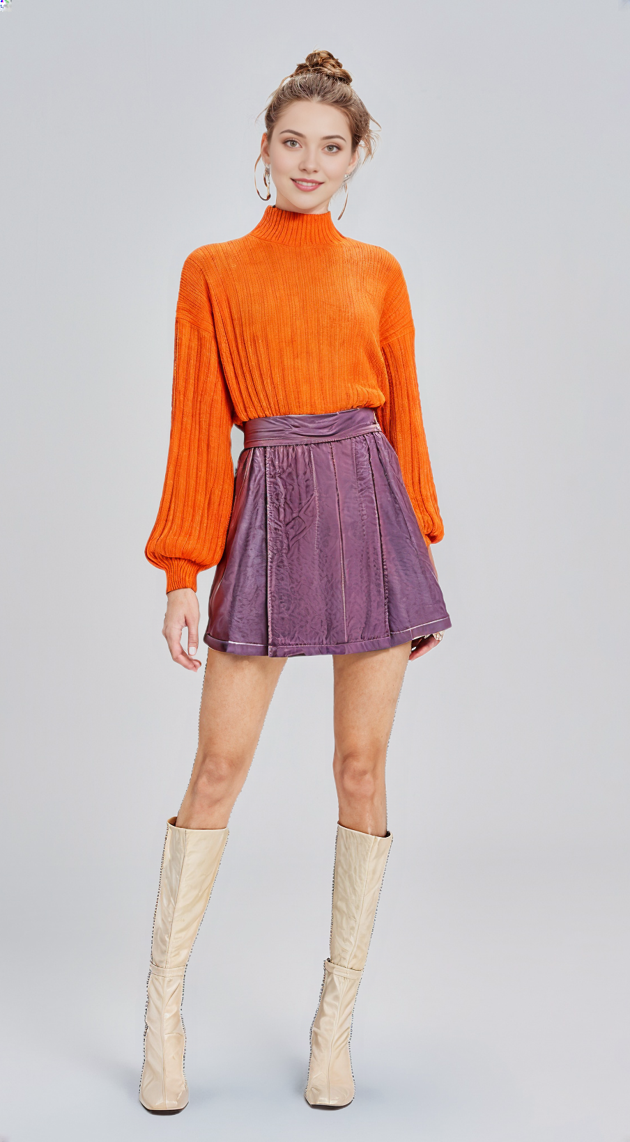 Wholesaler J&D Fashion - Funnel neck sweaters