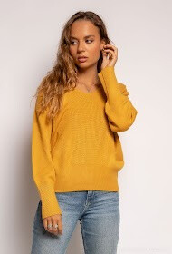 Wholesaler J&D Fashion - Jumper with ribbed detail