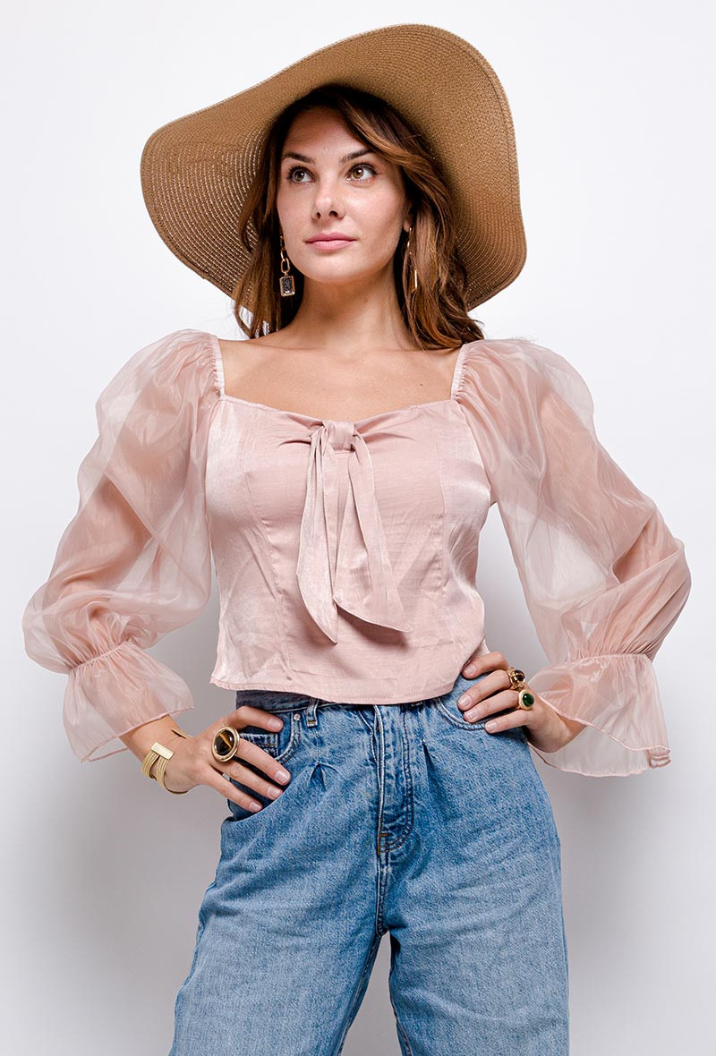 Mayorista J&H Fashion - Blusa con nudo