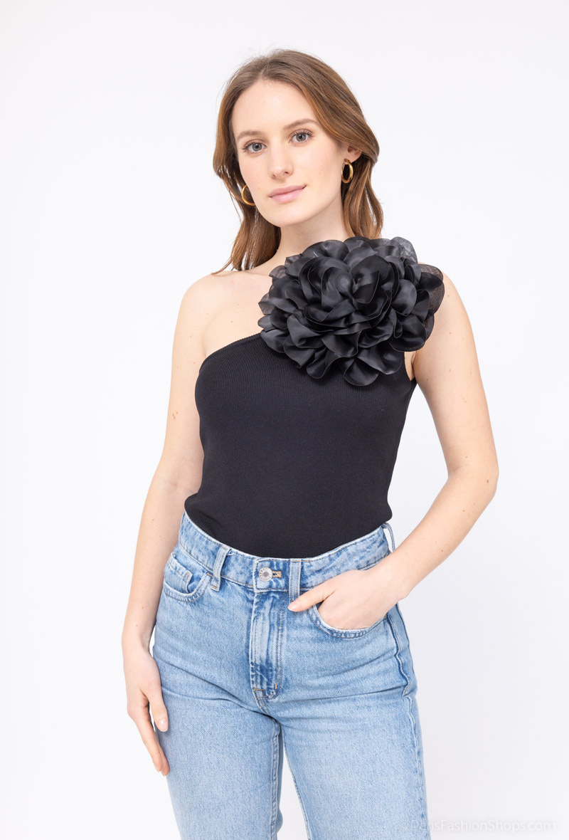 Grossiste J&H Fashion - Body asymétrique en maille