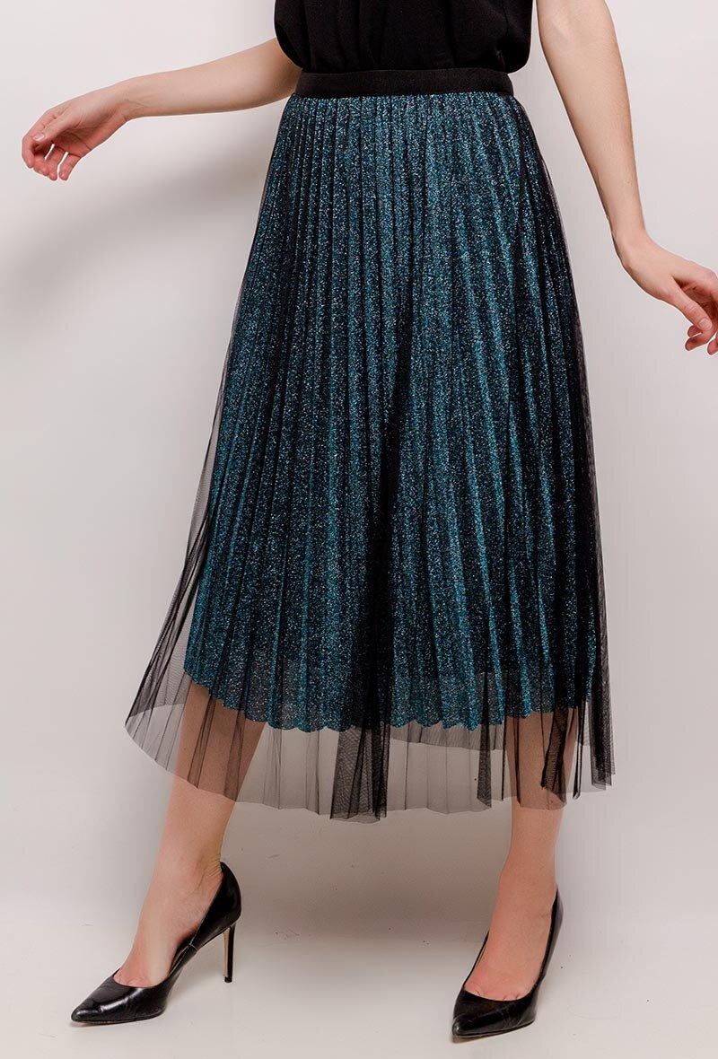 Grossista J&H Fashion - Gonna midi plissettata