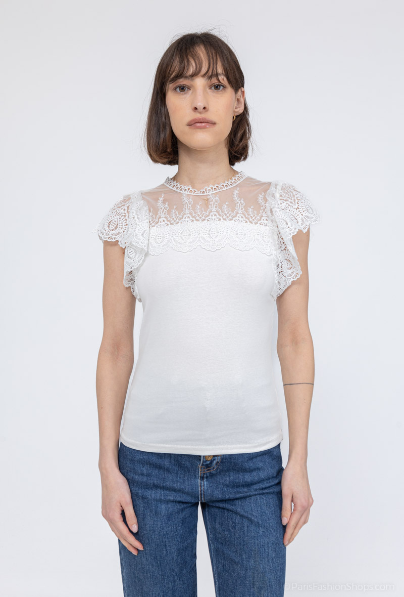 Großhändler J&H Fashion - T-Shirt mit fantastischem Rand
