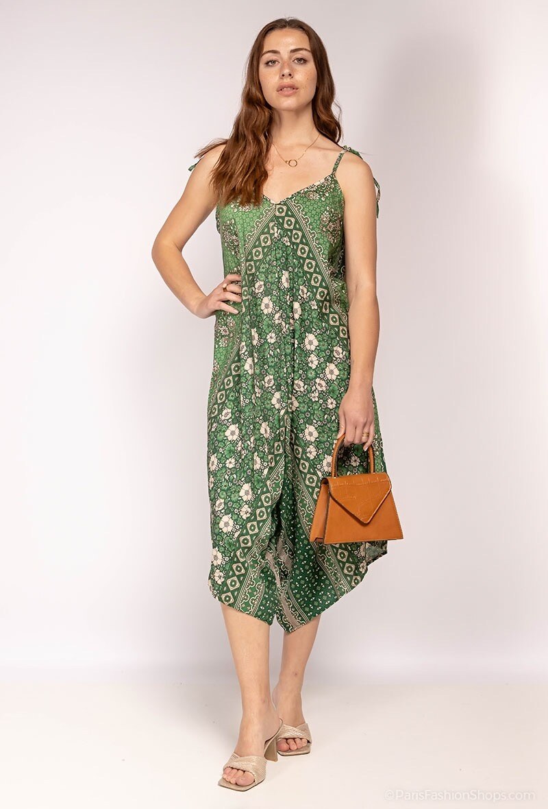 Wholesaler J&L Style - Flower printed playsuit