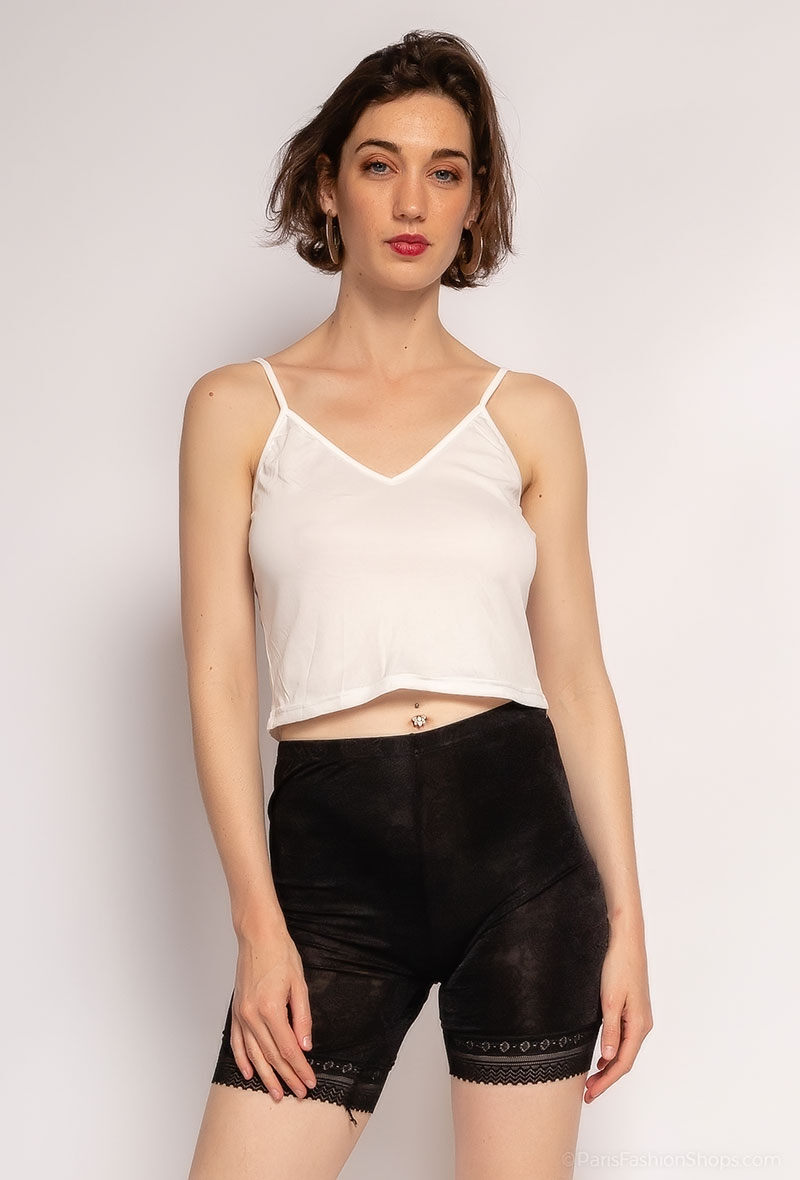 Großhändler J&L Style - Kurze Leggings mit Spitze