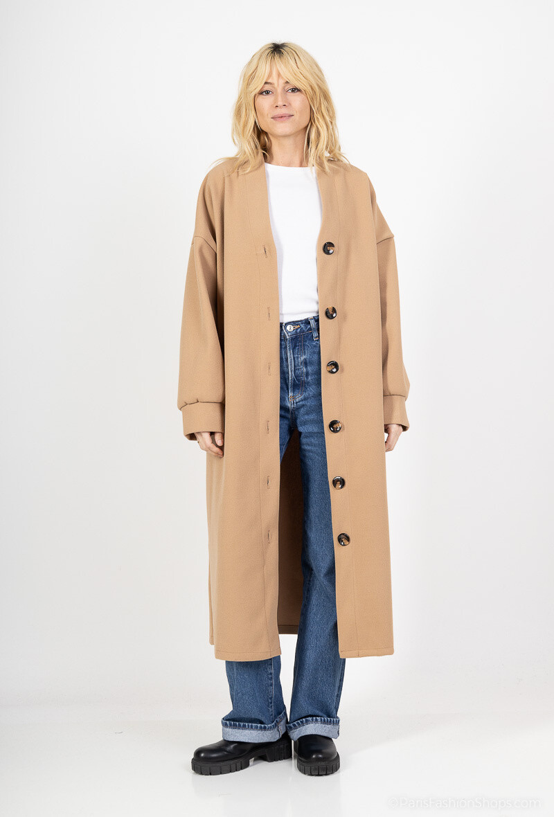 Wholesaler J&L Style - Long buttoned coat