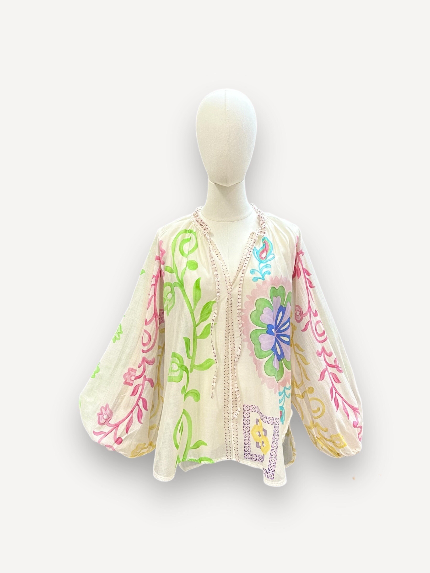 Grossiste J&L - Blouse À Manches Longues À Motif Floraux