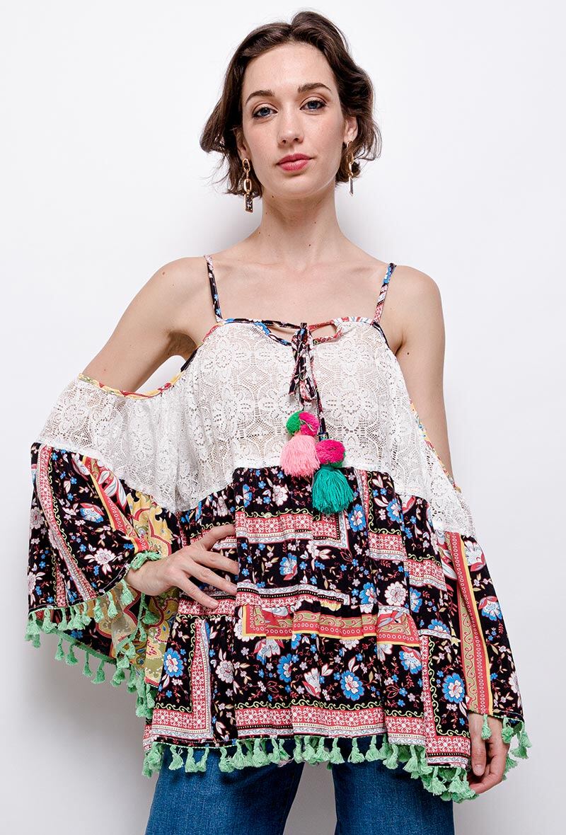 Grossiste J&L - Blouse imprimée