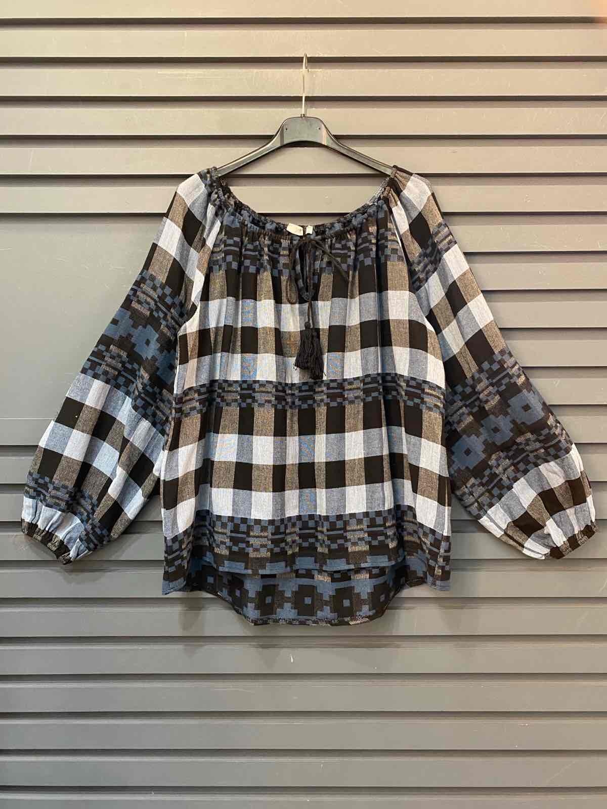 Grossiste J&L - Blouse à motifs folk