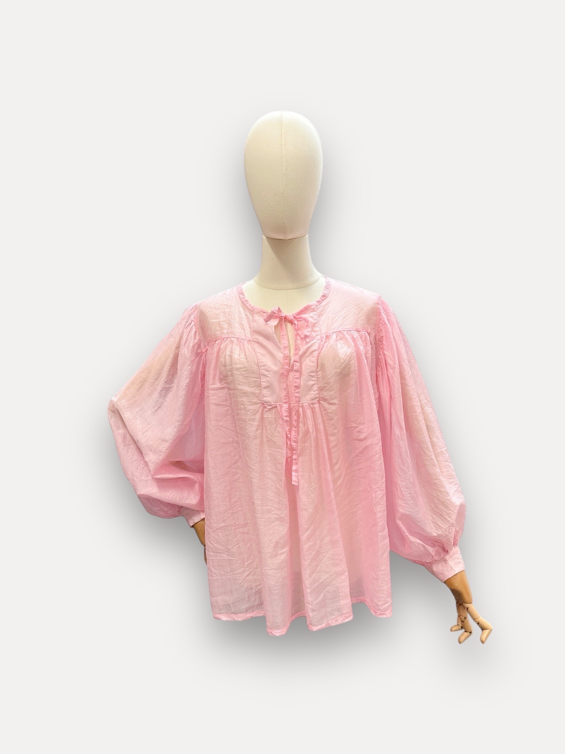 Wholesaler J&L - Very light sleeve blouse to knot