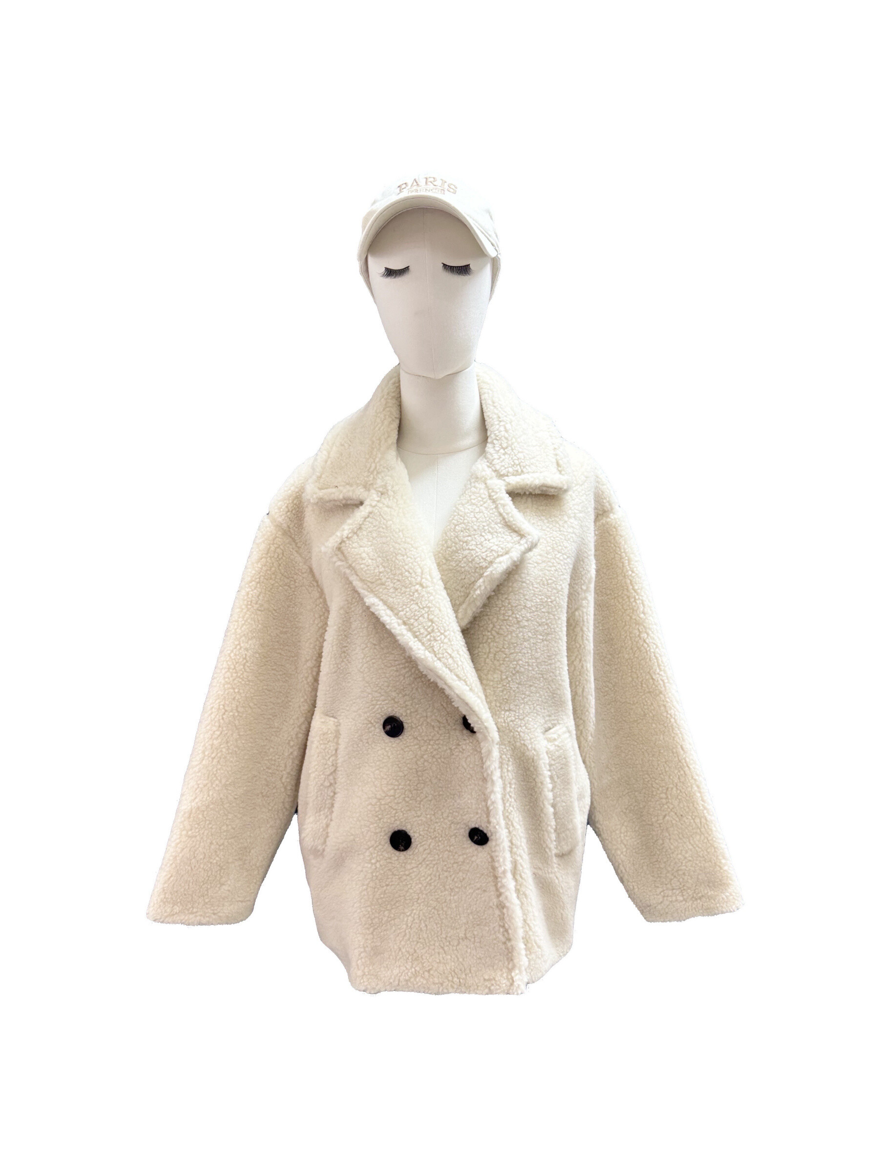 Großhändler J&L - Langärmliger Teddymantel