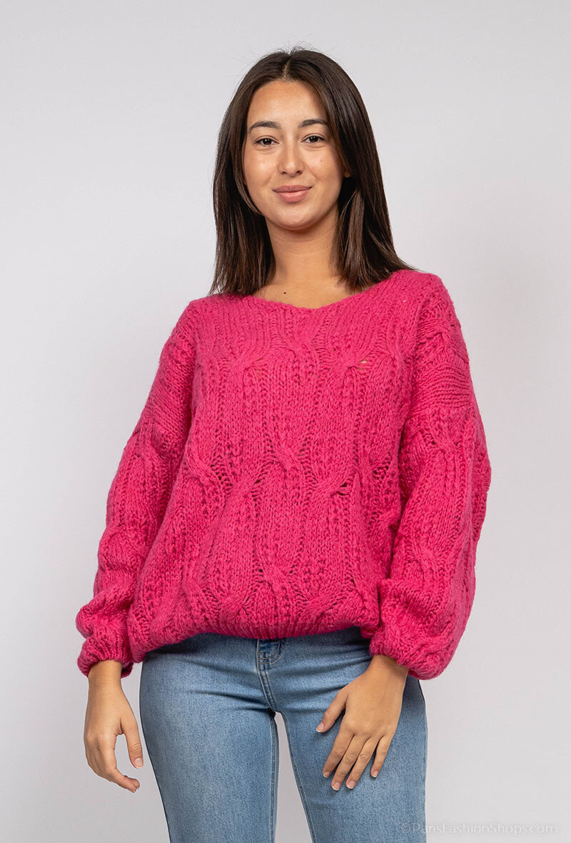 Wholesaler J&L - Chunky knit sweater