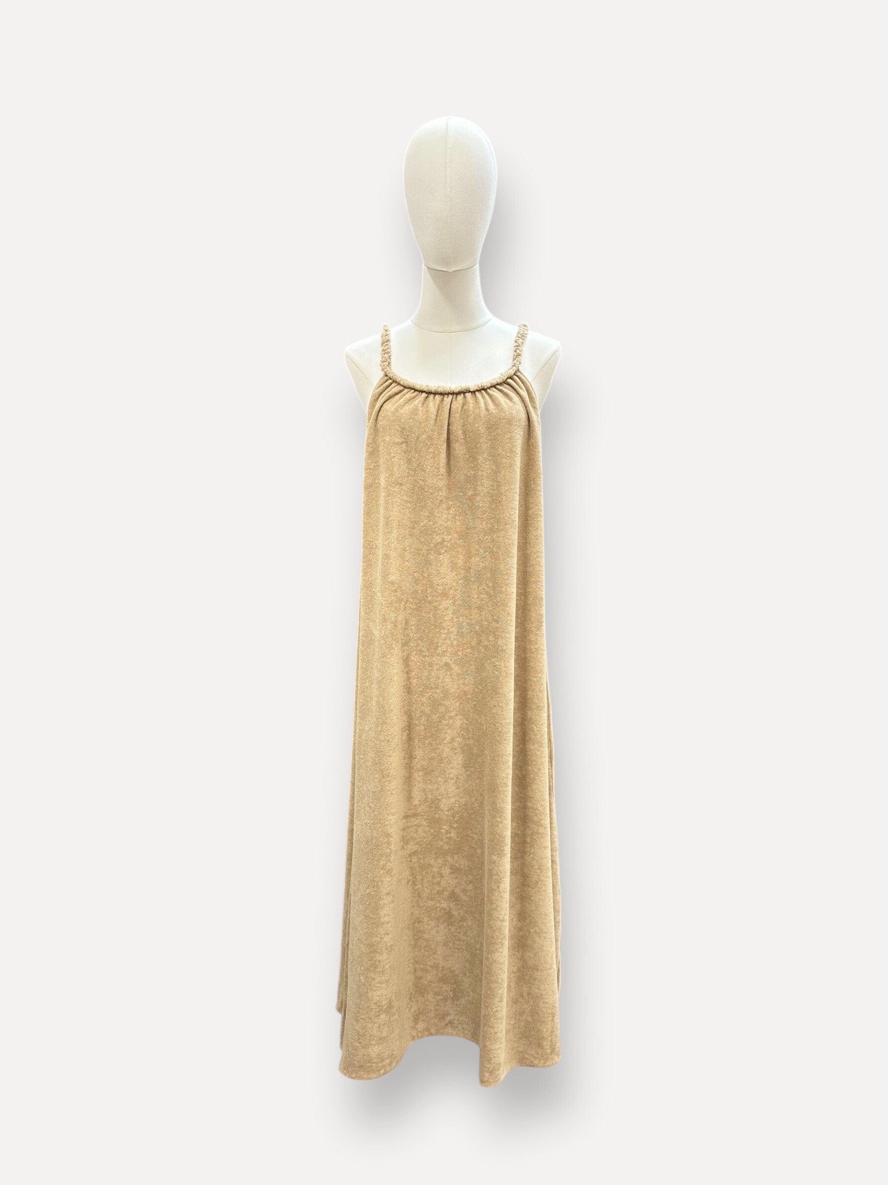 Wholesaler J&L - ALICIA Dress With Long Straps In Plain Sponge