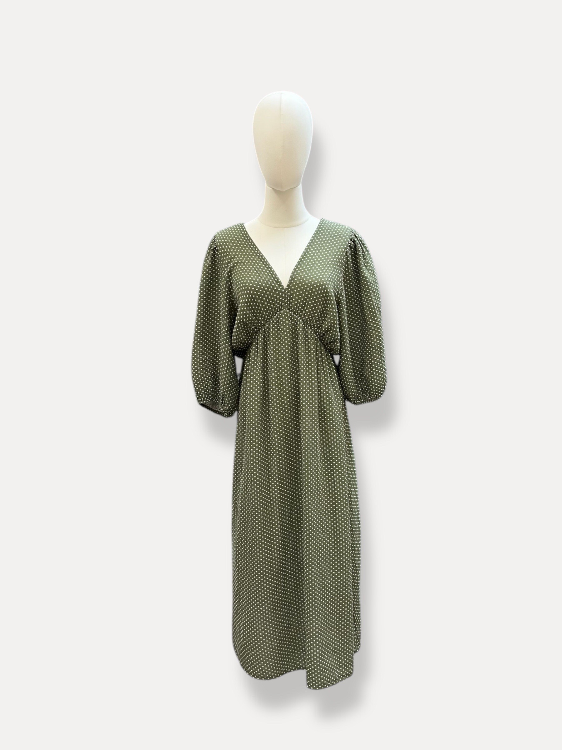 Mayorista J&L - Vestido de maría largo con 3/4 mangas de guisantes