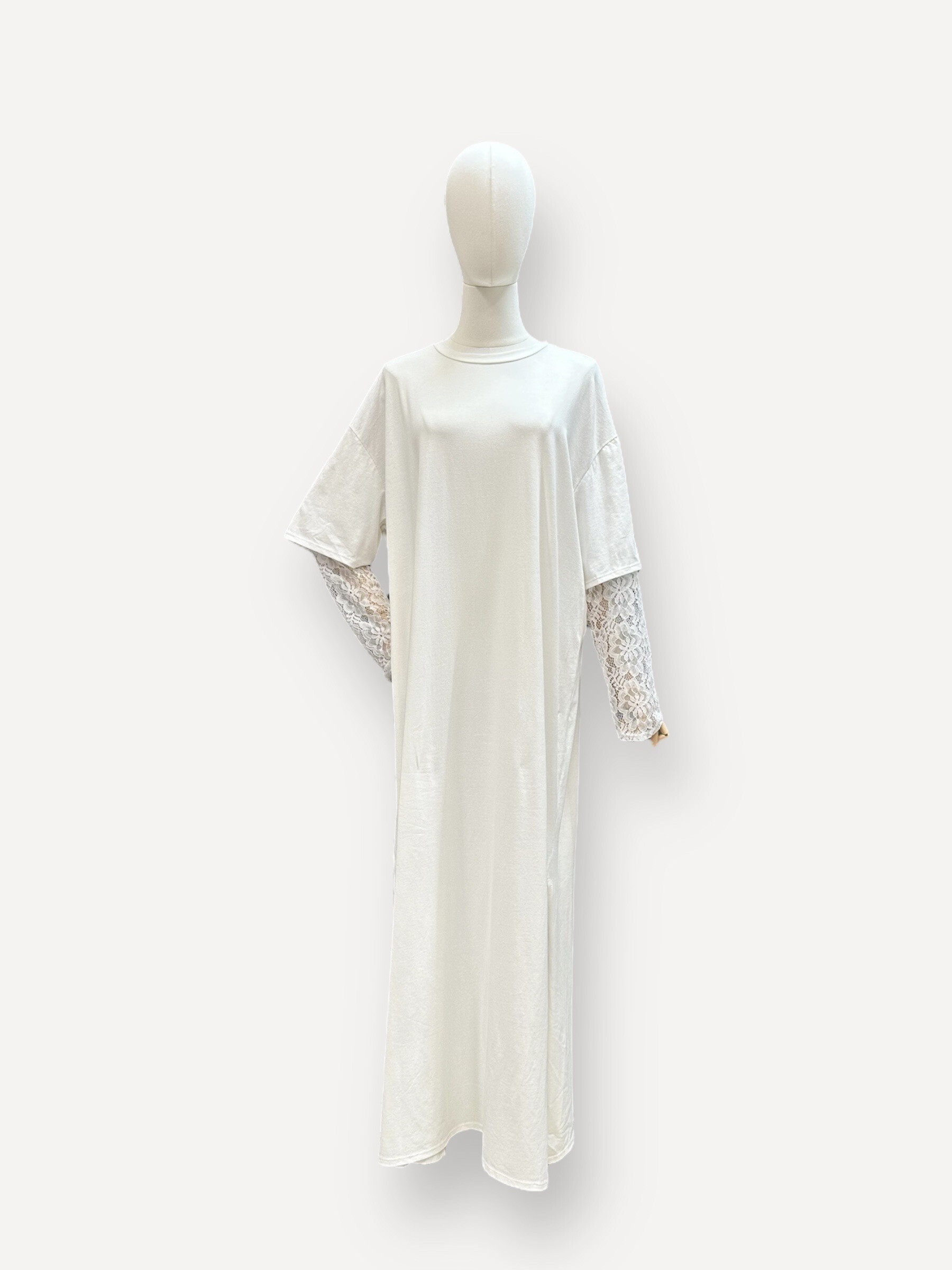 Wholesaler J&L - Maxi style dress t-shirt lace