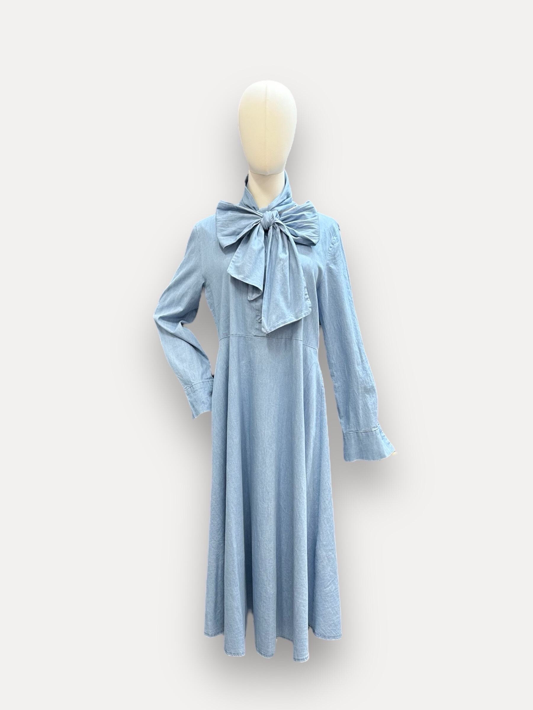 Wholesaler J&L - Long sleeve slug dress in tencel
