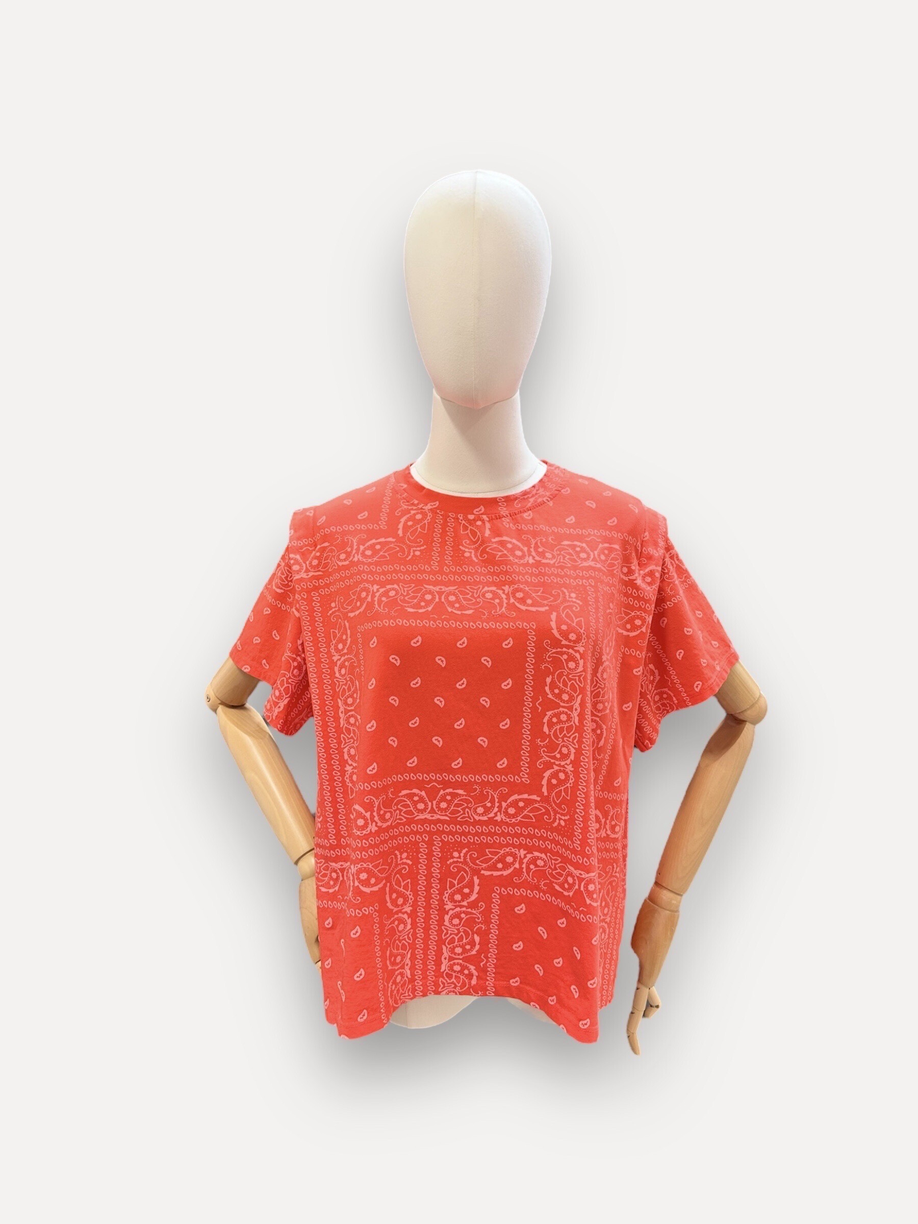 Mayorista J&L - Camiseta de manga corta con hombro de patrón de pañuelo pequeño