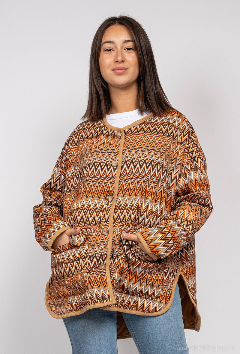 Wholesaler J&L - Jacket with geometric patterns