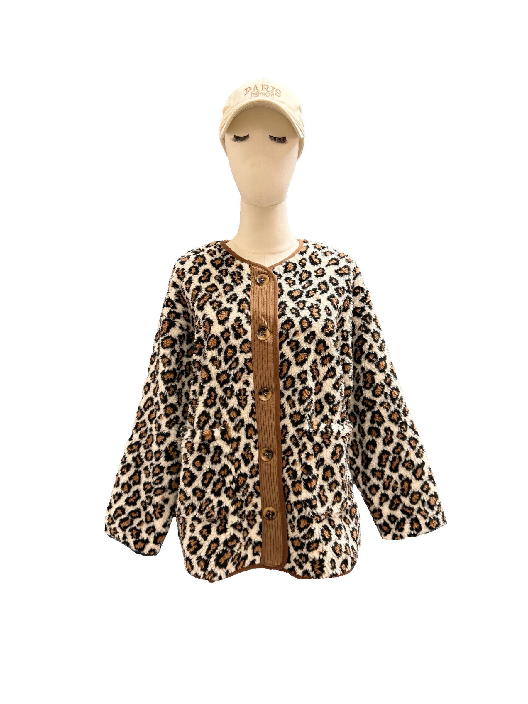 Mayorista J&L - Chaqueta Moumouth con estampado de leopardo