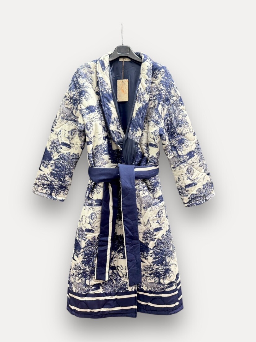 Wholesaler J&L - Long-sleeved Toile De Jouy Patterned Jacket