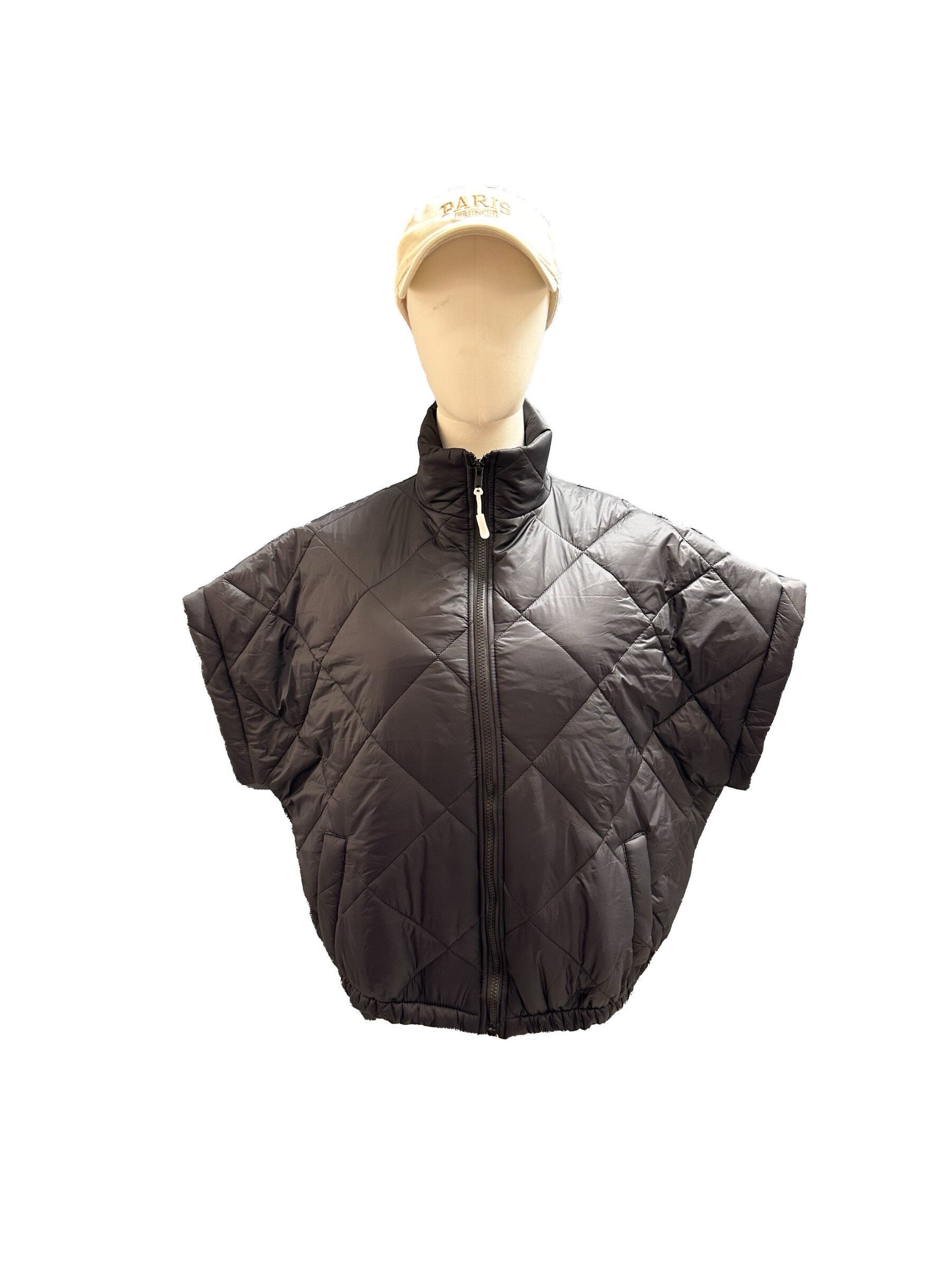 Wholesaler J&L - Short Sleeve Quilted Vest With Zip