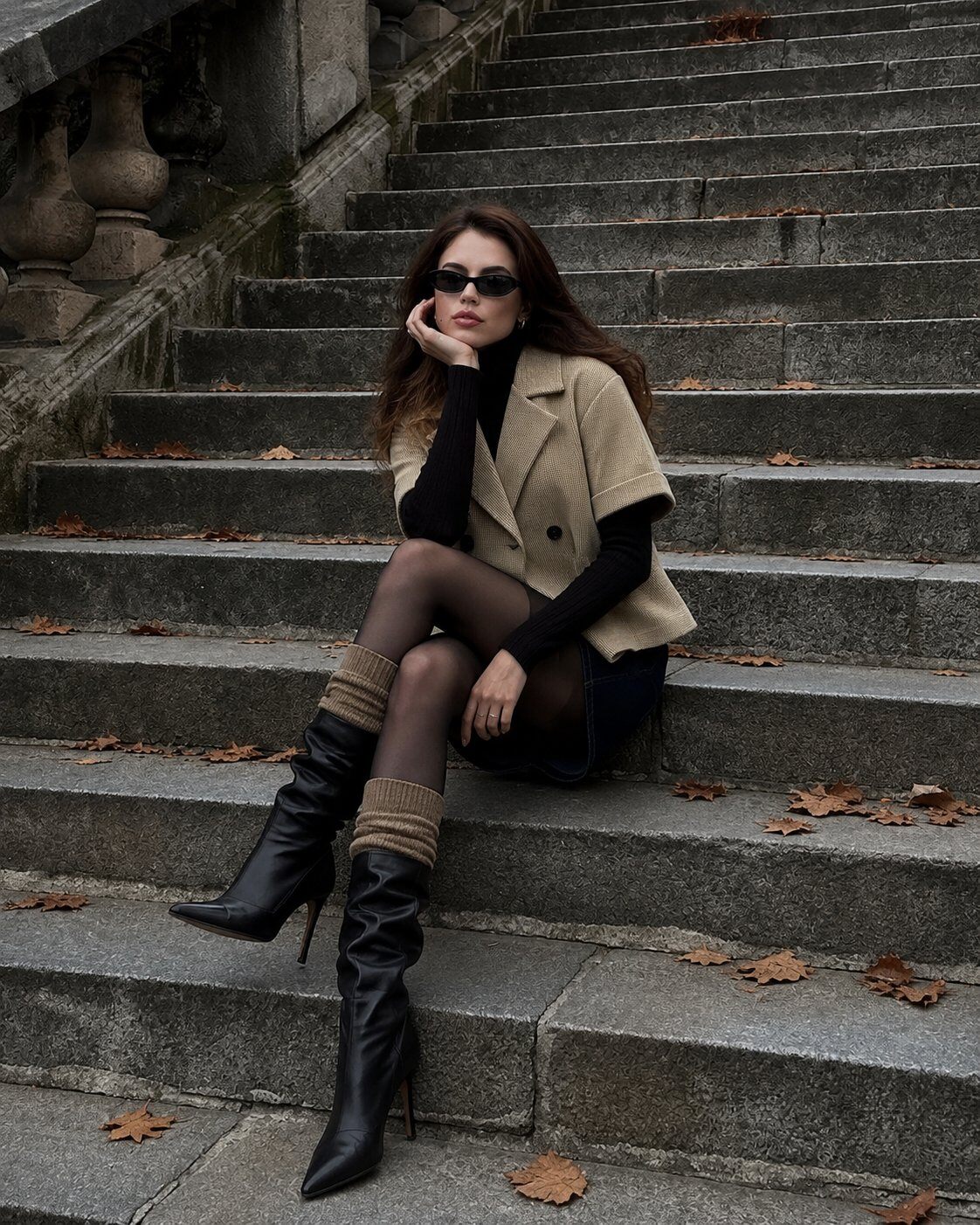 Mayorista J&L - Blazer Texturizado de Manga Corta Cruzado