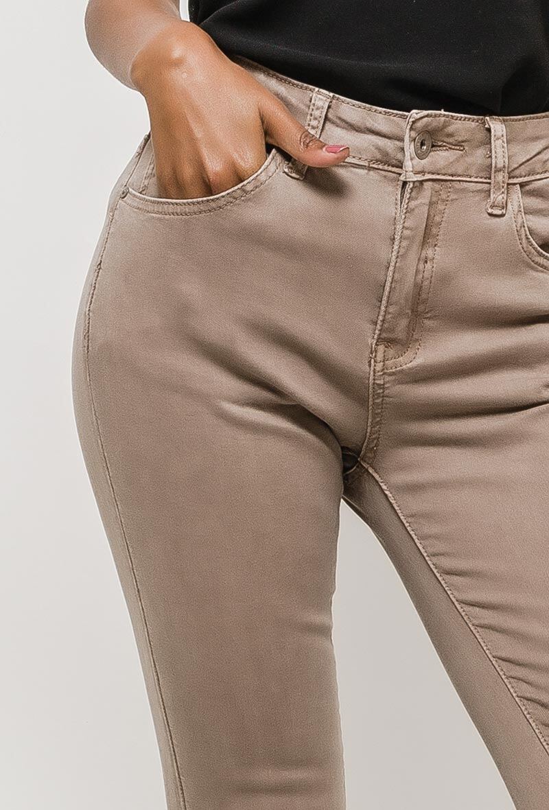 Grossiste jw.atelier - Pantalon skinny en coton