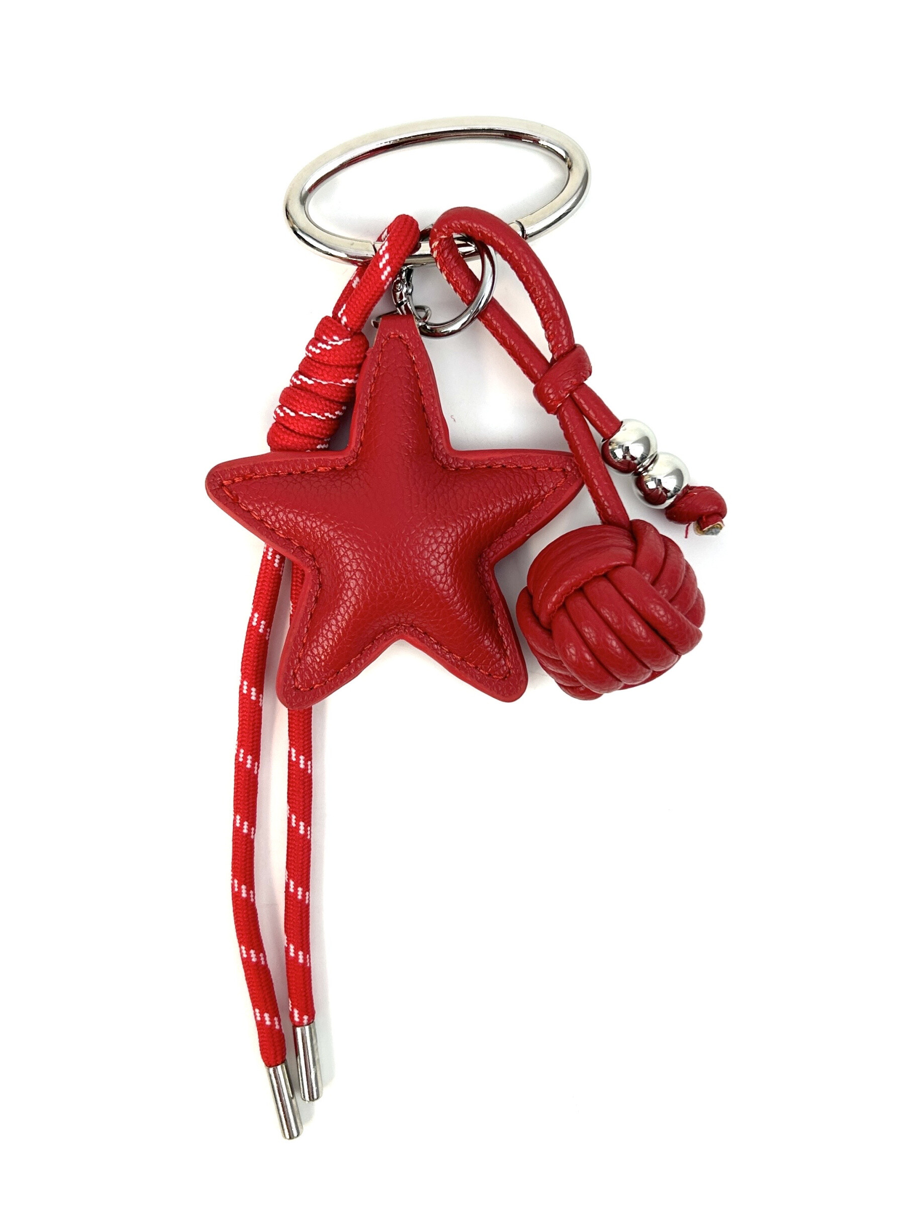 Wholesaler Jade&Clarisse - Grigri key holder Ultra cute bag floral cushion and pompoms