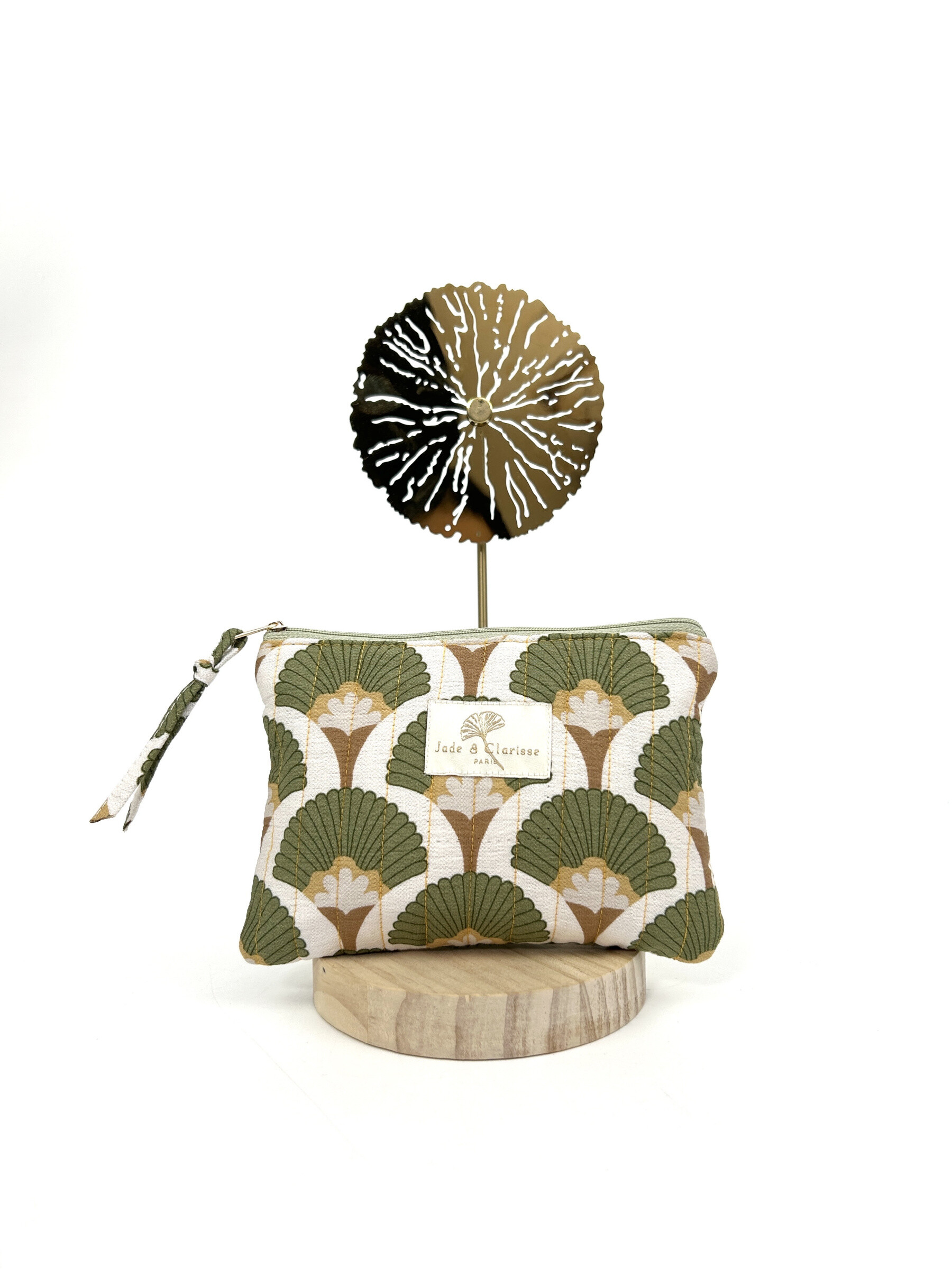 Wholesaler Jade&Clarisse - Cotton pocket quiled rhone leaf