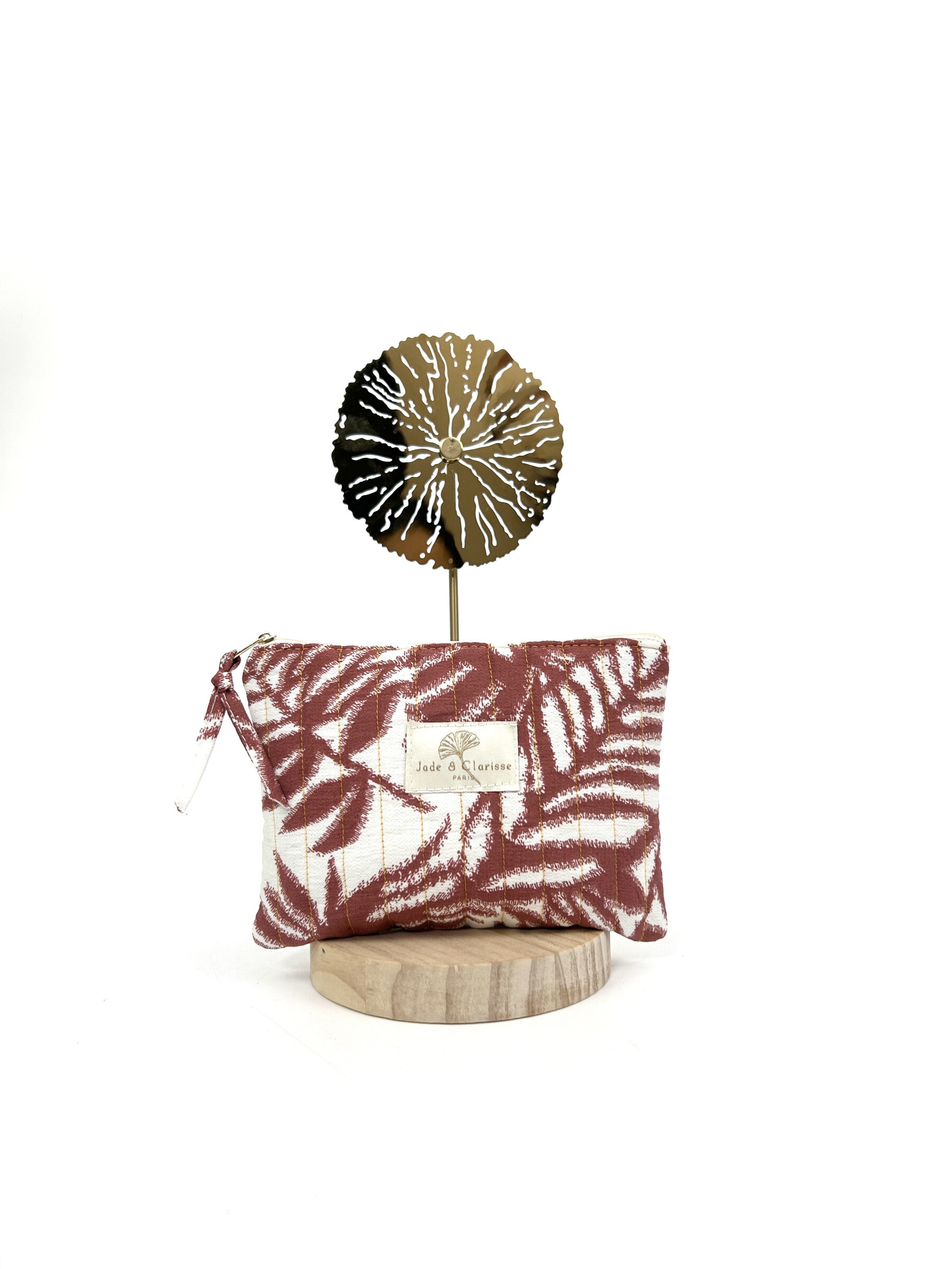 Wholesaler Jade&Clarisse - Cotton pocket quiled rhone leaf