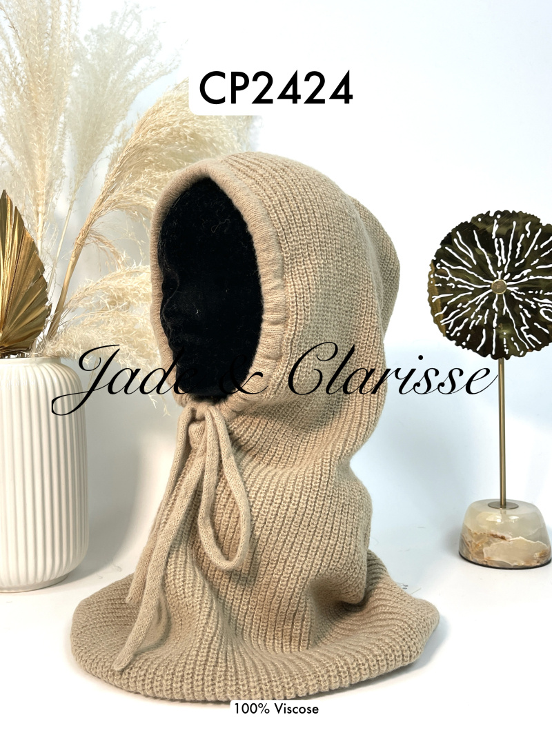 Großhändler Jade&Clarisse - GLORIA STRICKMÜTZE AUS VISKOSE